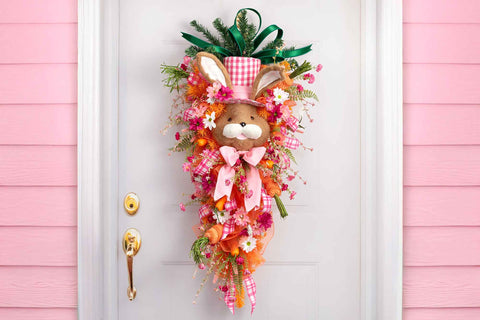 Turn a Carrot Into Art! 🥕 DIY Carrot Door Swag