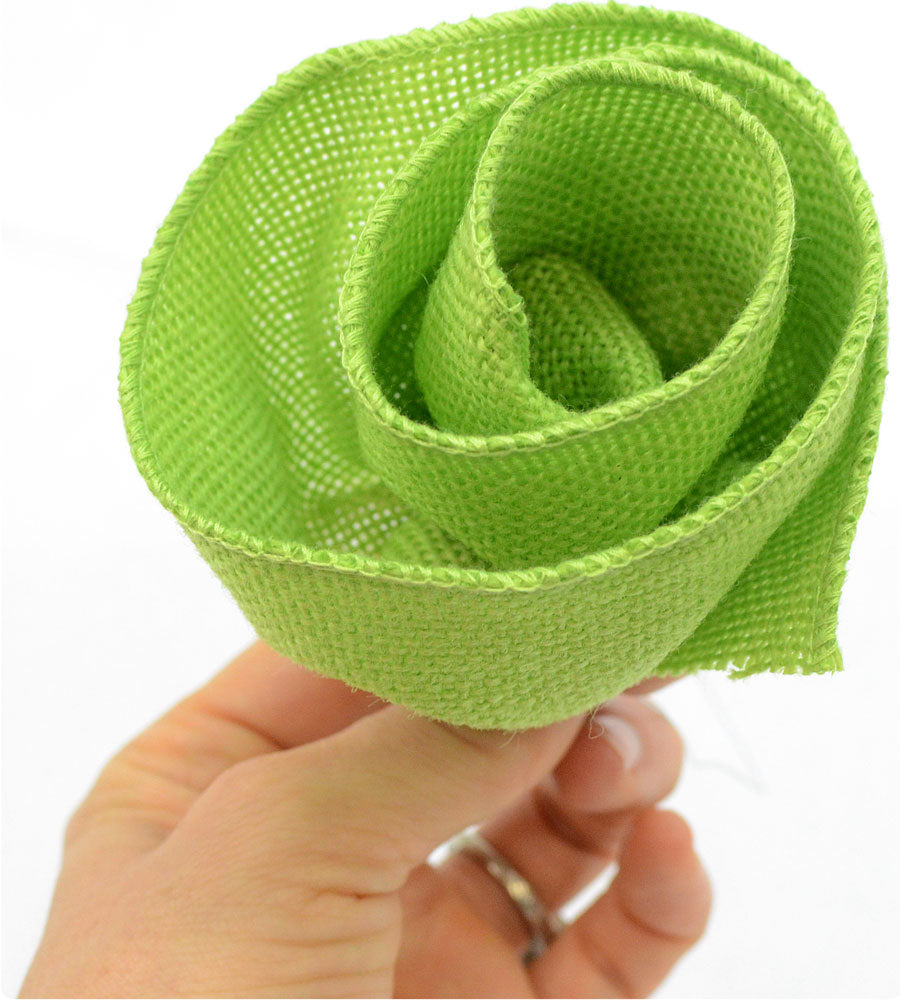 Gathered Ribbon Rose Tutorial