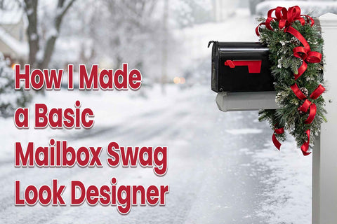 How I Made a $9 Mailbox Swag Look Designer
