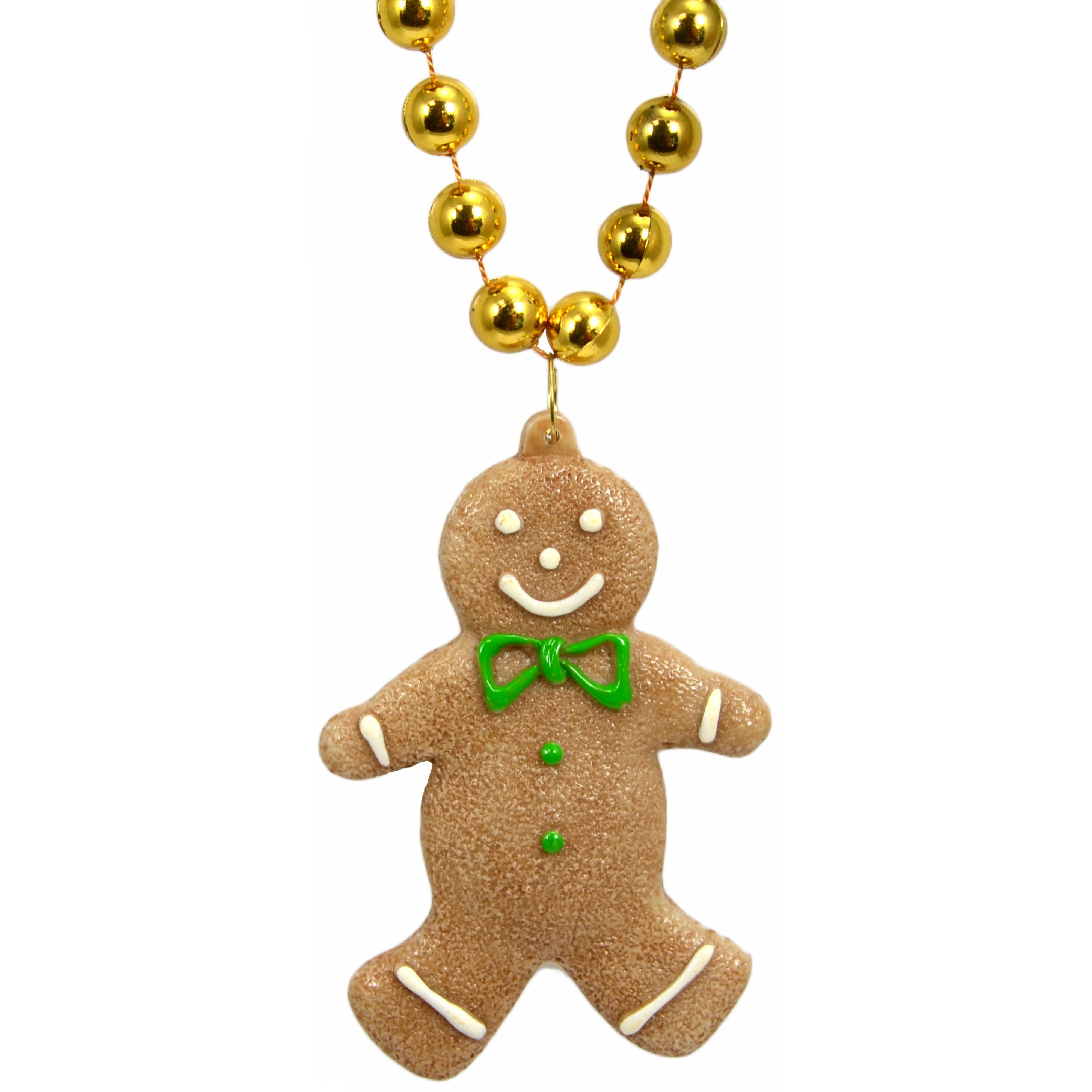 Gingerbread Man Necklace