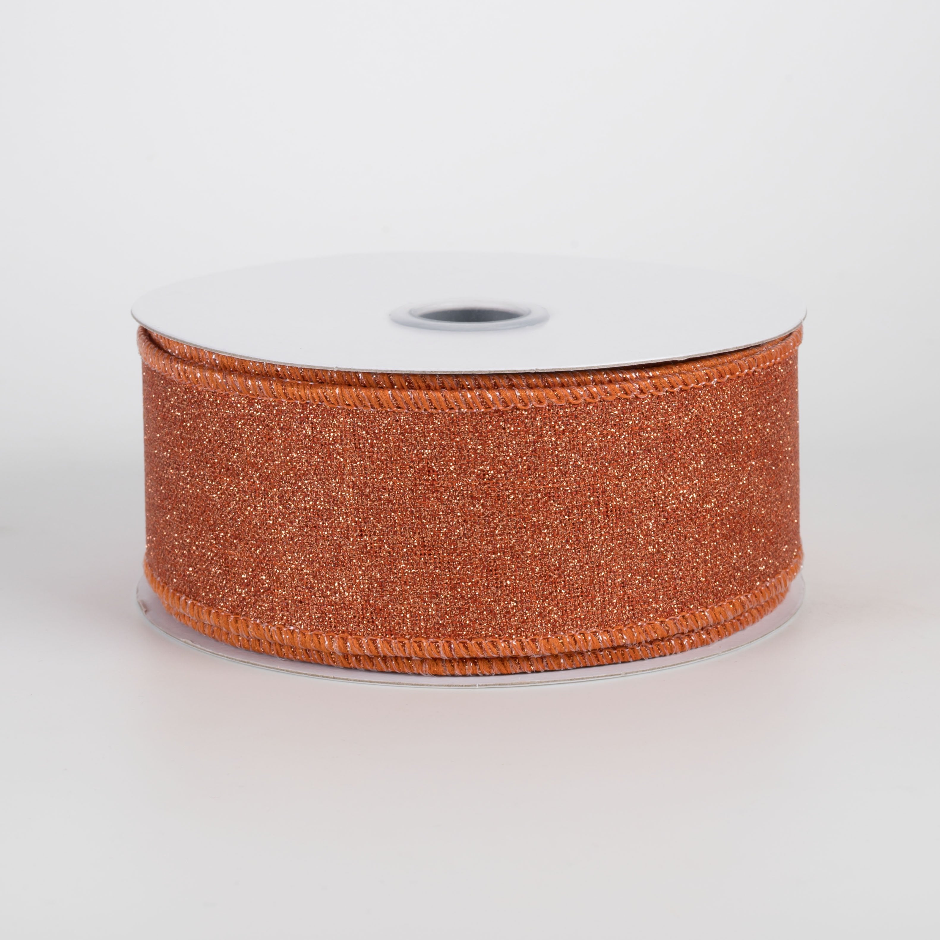 1.5" Fine Glitter on Royal: Terracotta Orange (10 Yards) Item Number: RGE1380WE