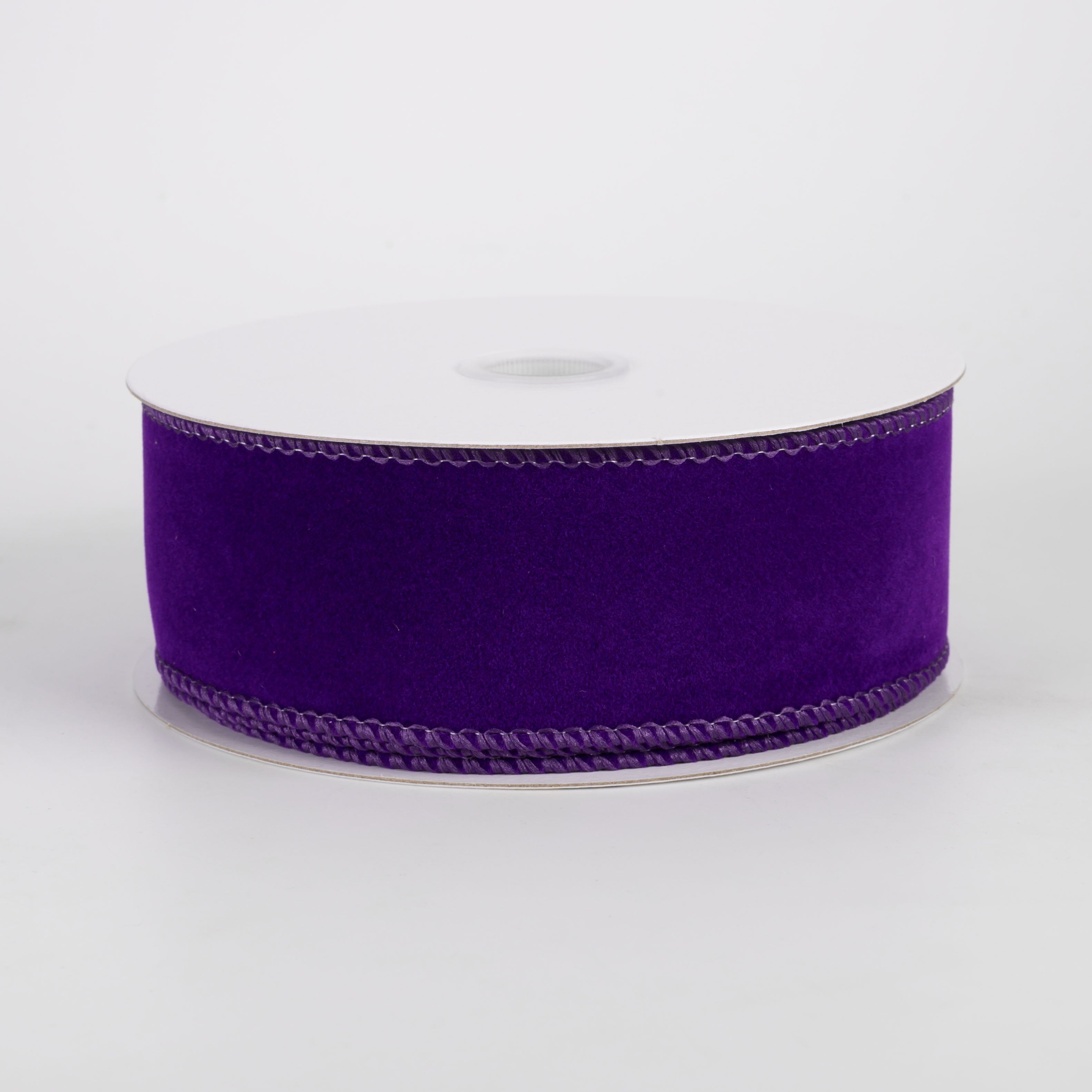 1.5" Flat Velvet Ribbon: Royal Purple (10 Yards) Item Number: 61624-09-11