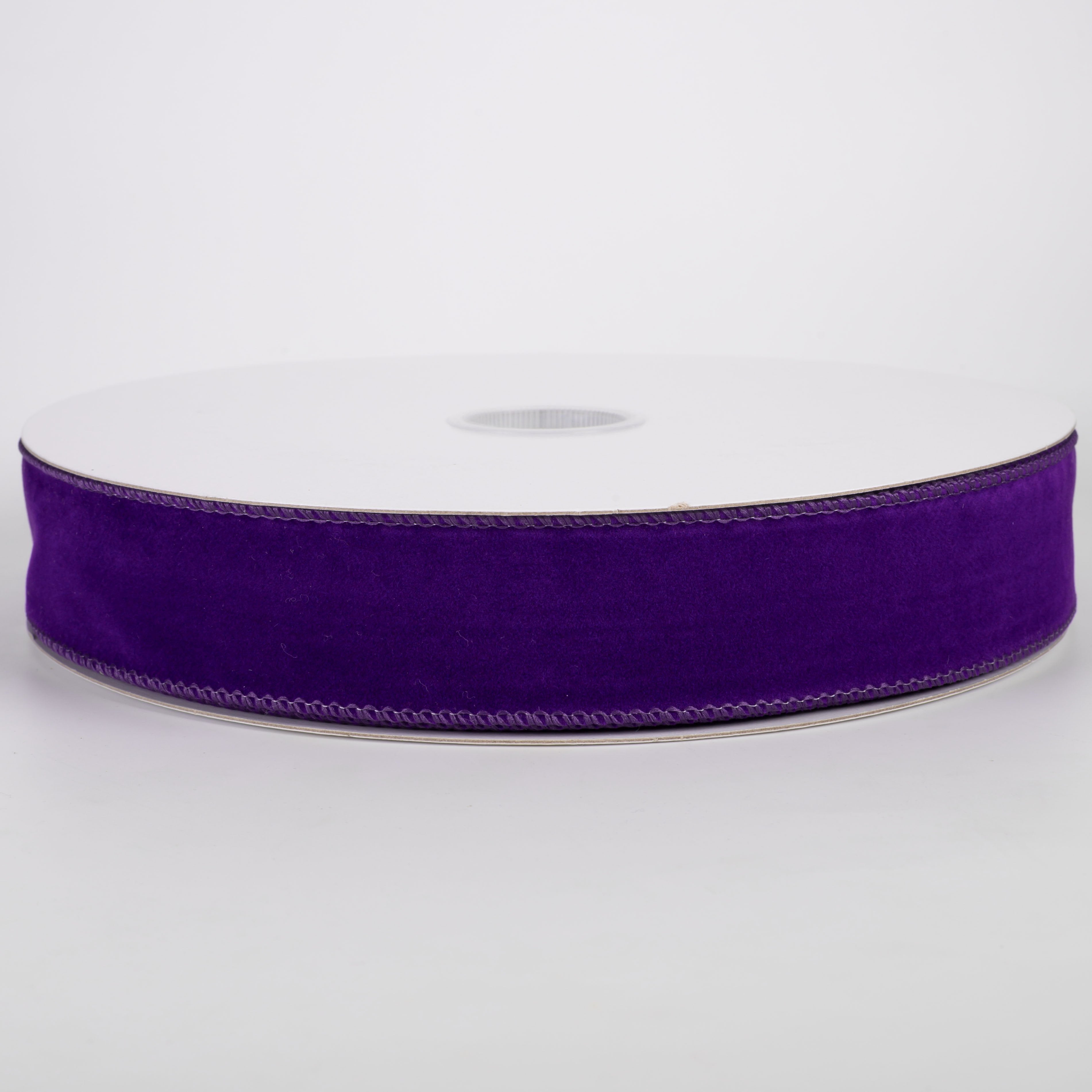 1.5" Flat Velvet Ribbon: Royal Purple (50 Yards) Item Number: 861-09-614
