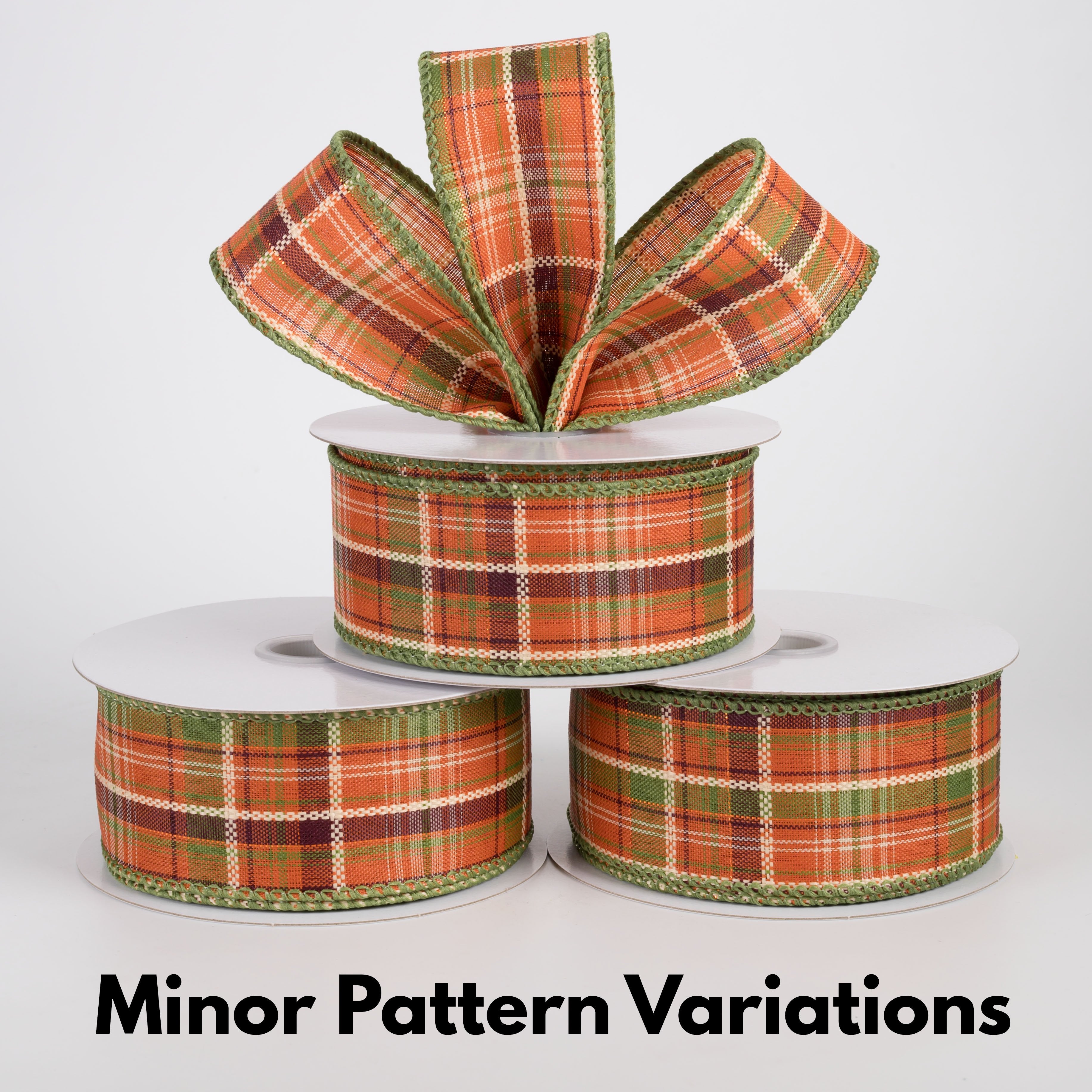 1.5" Homespun Laurel Plaid Ribbon: Fall (10 Yards) Lifestyle Photo