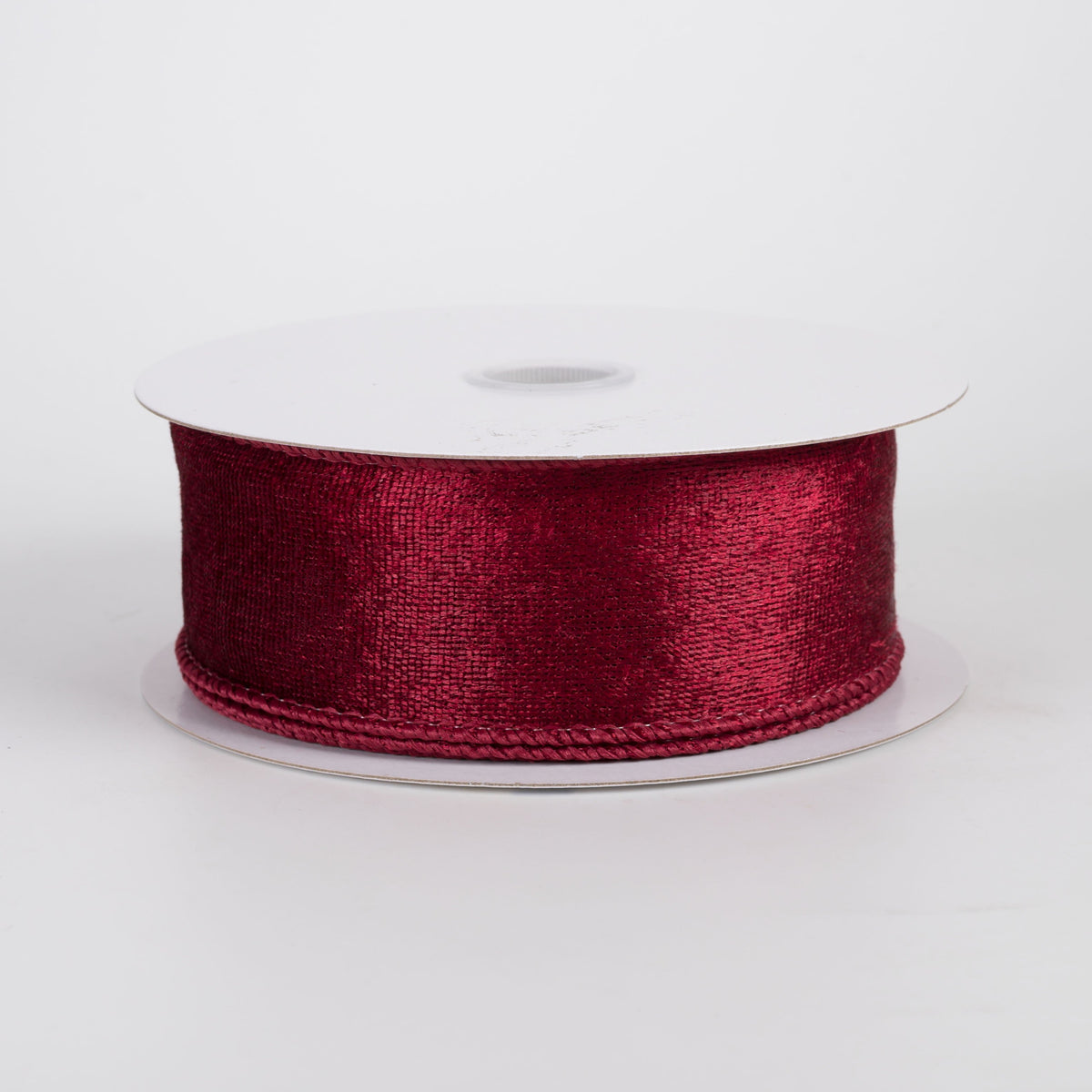 1.5" Lush Velvet Ribbon: Burgundy Red (10 Yards) Item Number: 72430-09-10