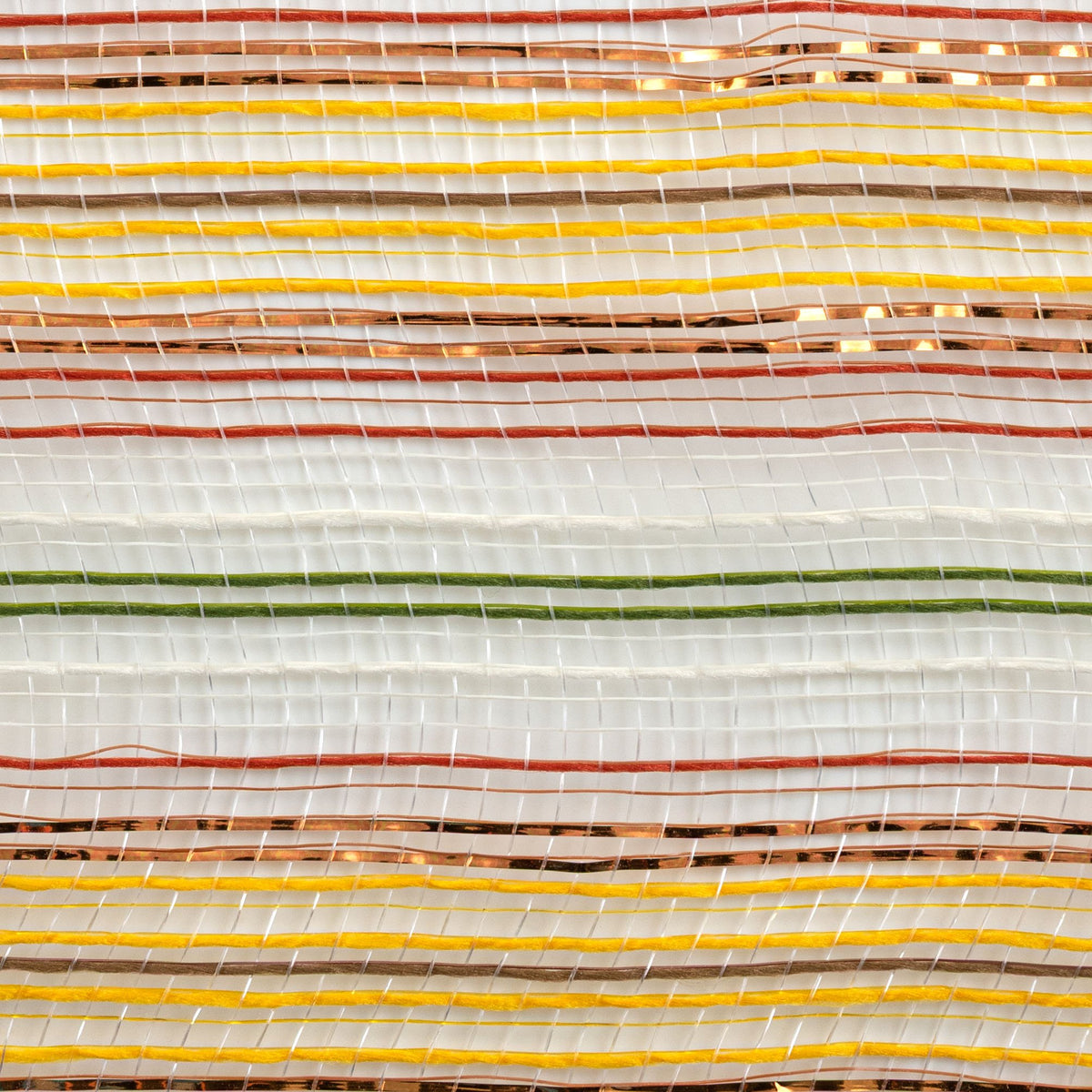 10" Fabric & Metallic Stripe Mesh: Fall detail photo 3