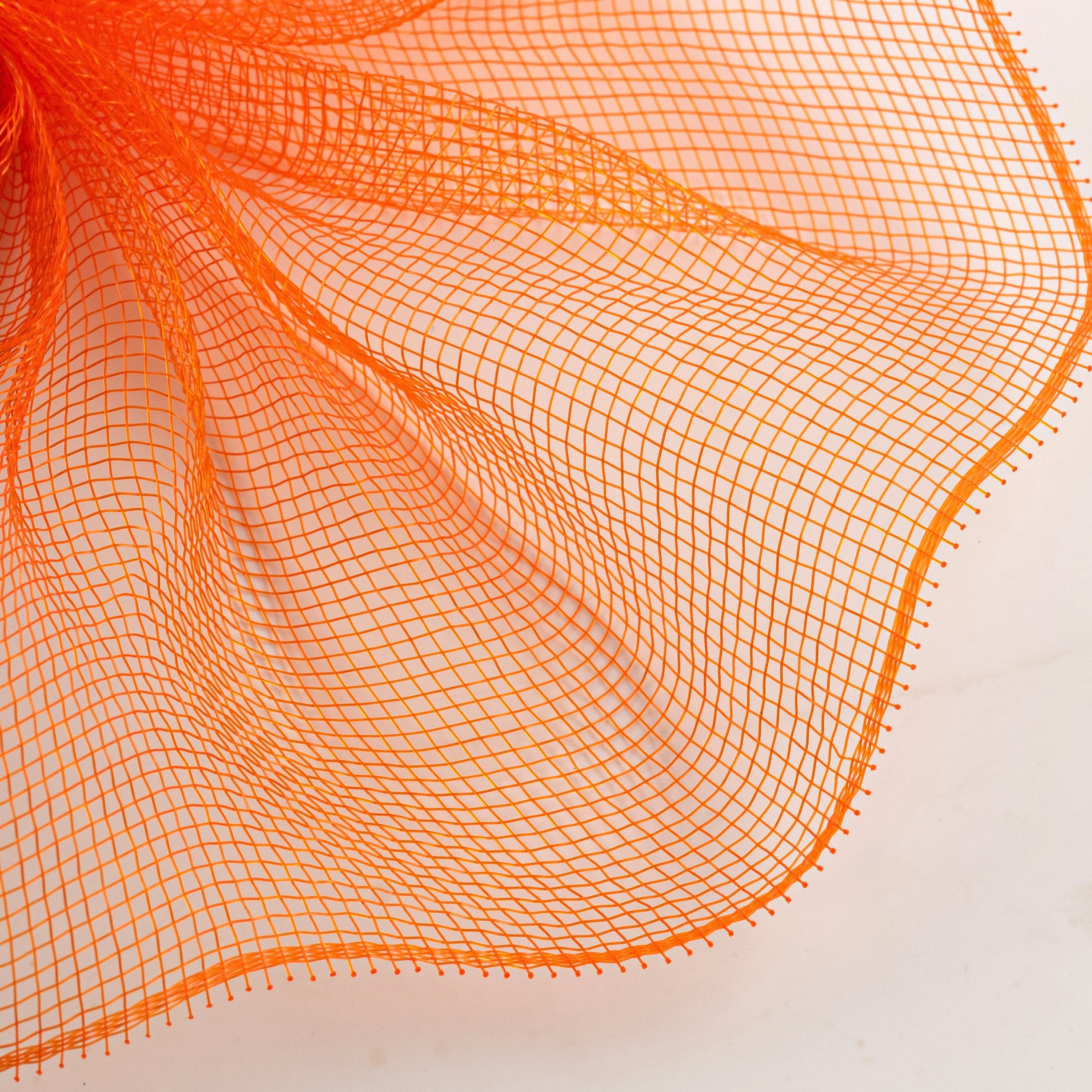 10" Poly Deco Mesh: Neon Orange Lifestyle Photo