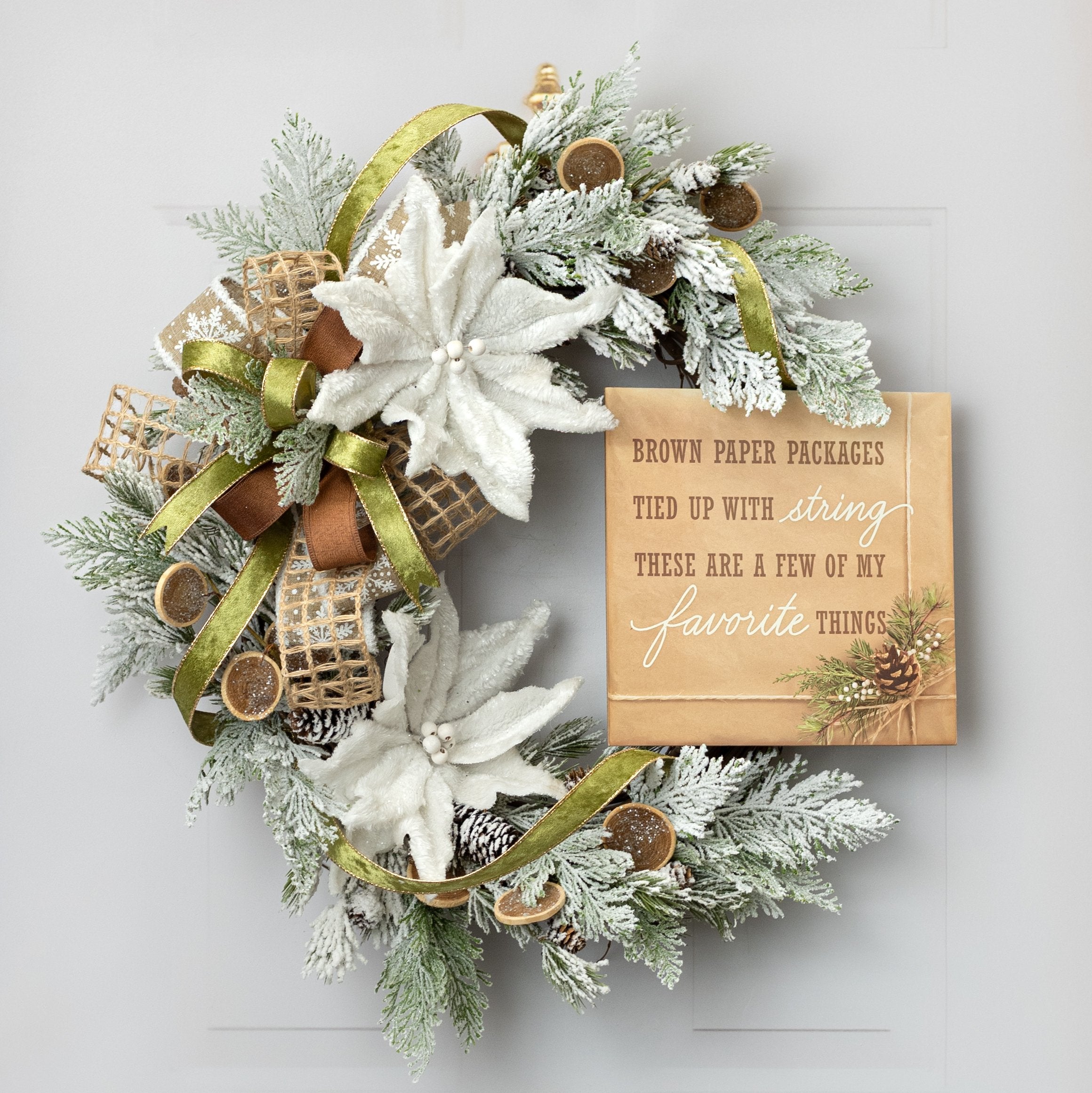 10" Square Wooden Sign: A Few of My Favorite Things Lifestyle Photo