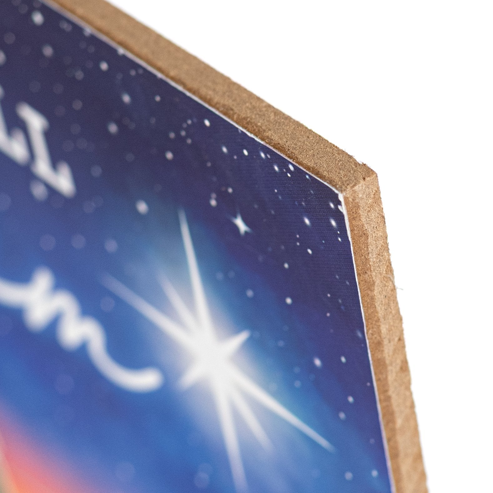 10" Square Wooden Sign: Wise Men Seek Nativity detail photo 3