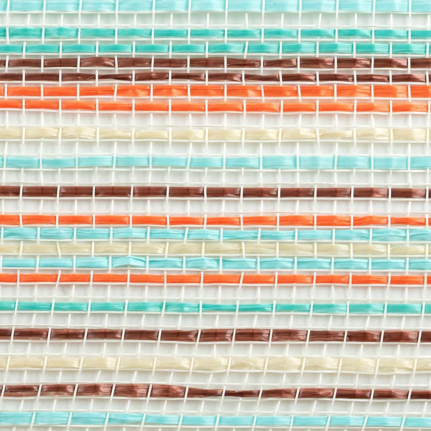 10" Vertical Wide Strip Striation Mesh: Coastal Autumn detail photo 3