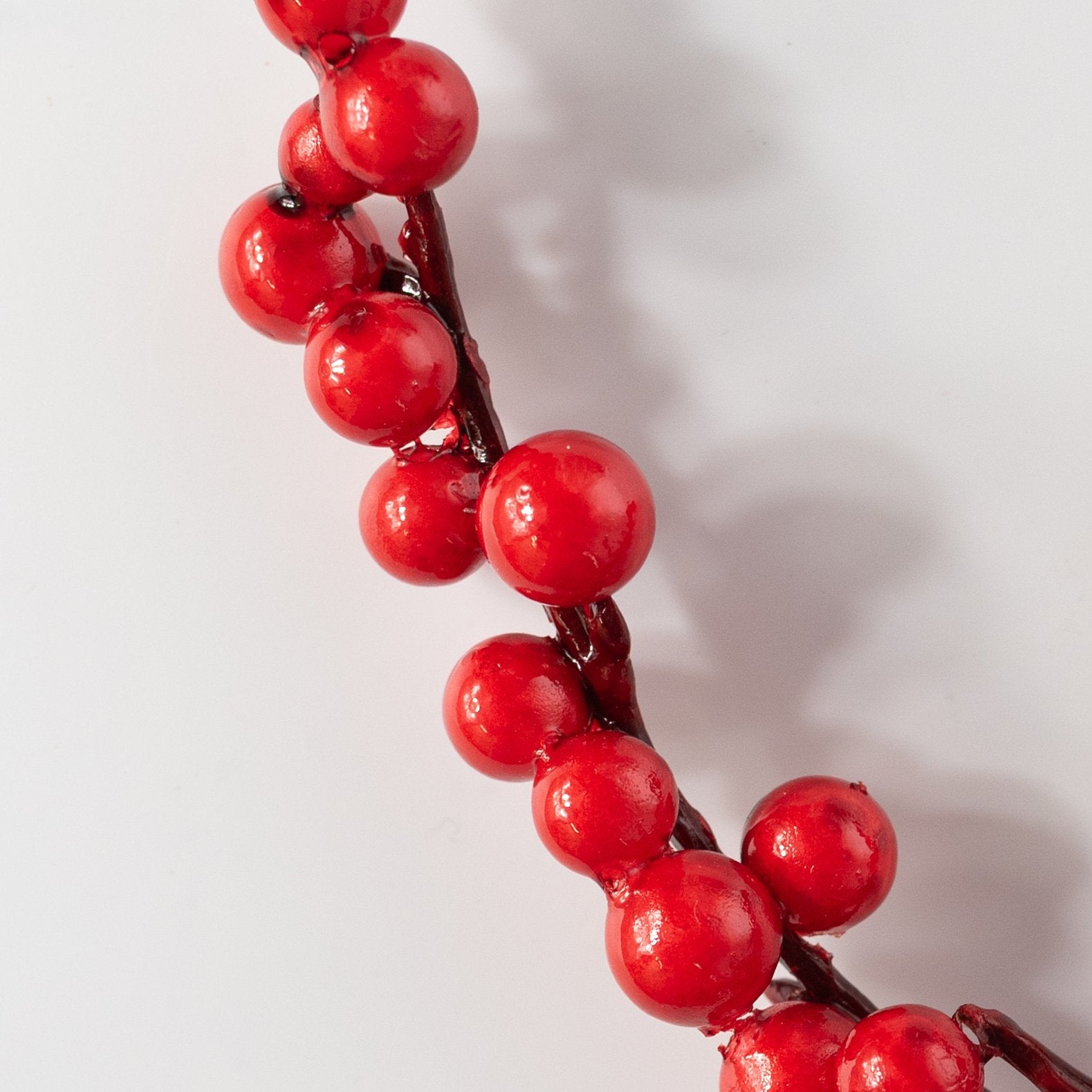 10" Waterproof Berry Clusters Twig Spray: Red Lifestyle Photo