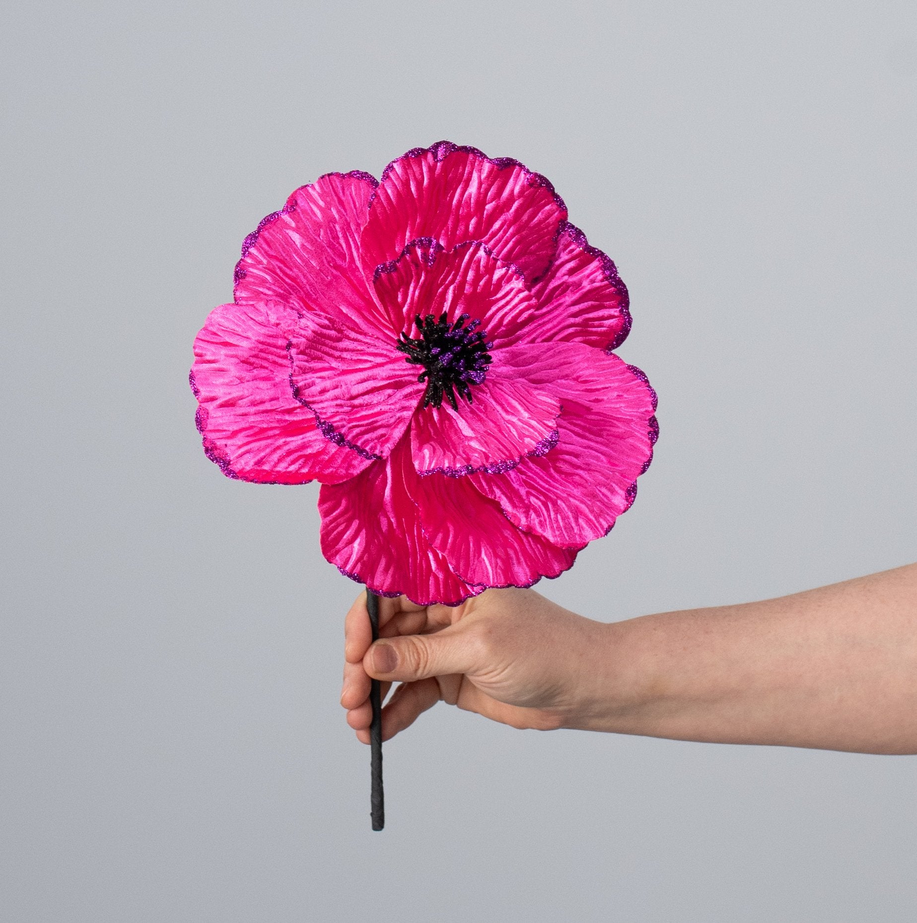 9" x 11" Fantasy Flower Pick: Hot Pink & Purple detail photo 3