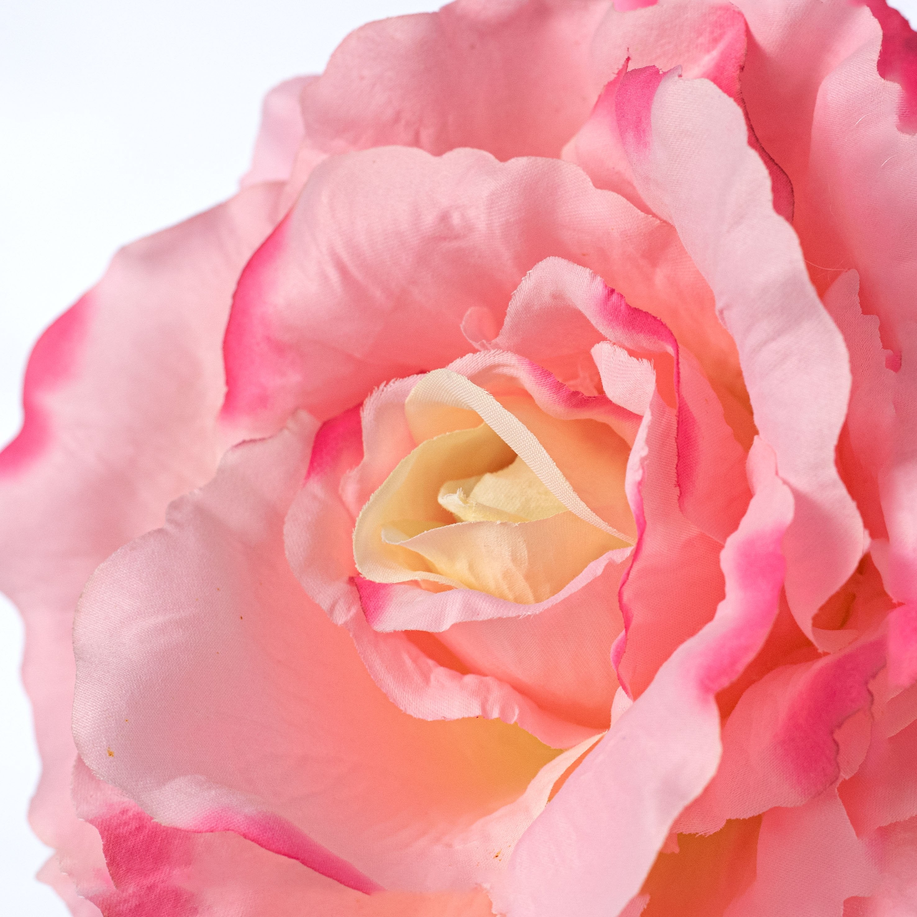 11" Oversized Rose Head: Pink detail photo 4