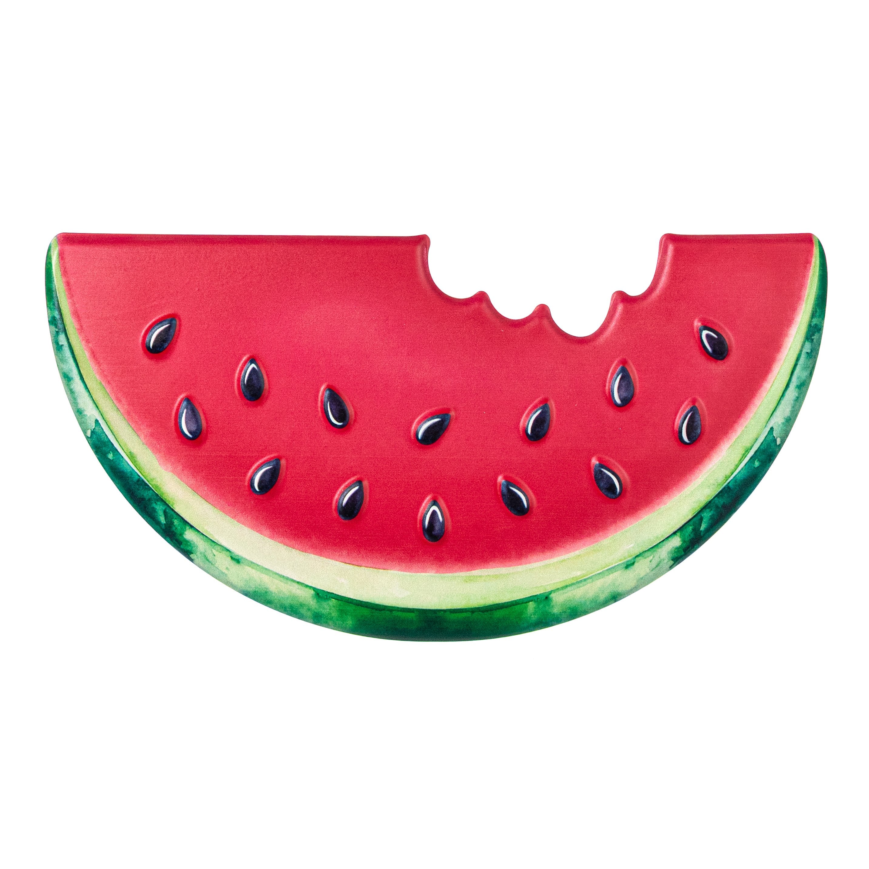 12" Metal Embossed Hanger: Watermelon Slice Item Number: MD178424
