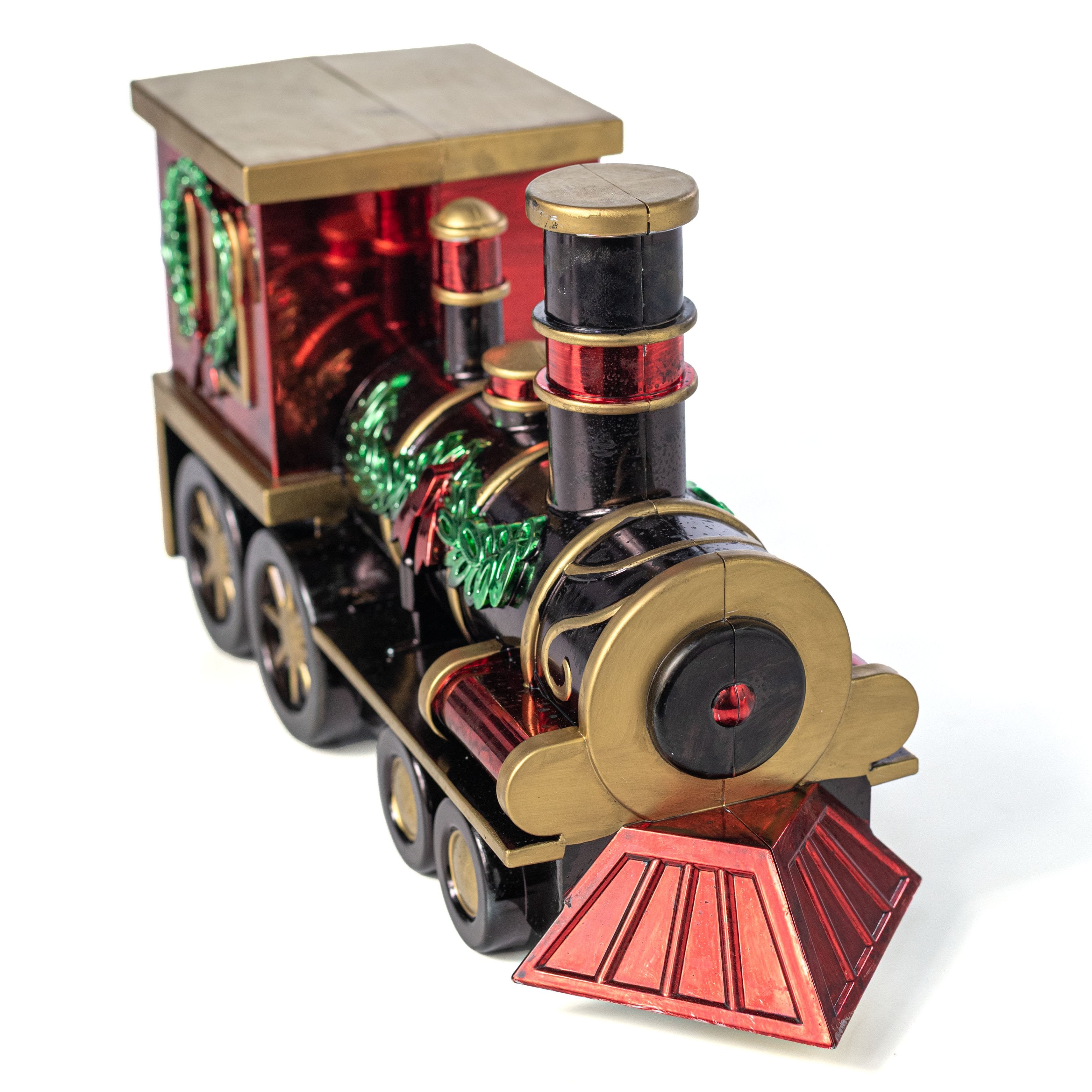 14" Christmas Train Engine Decoration detail photo 3