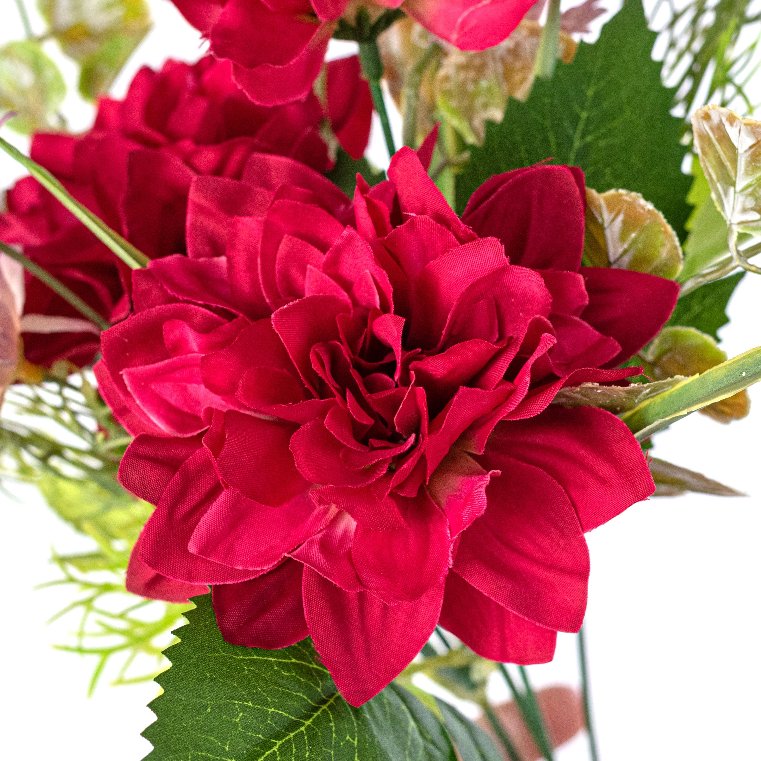 15" Mixed Dahlia Bush: Beauty Pink Lifestyle Photo
