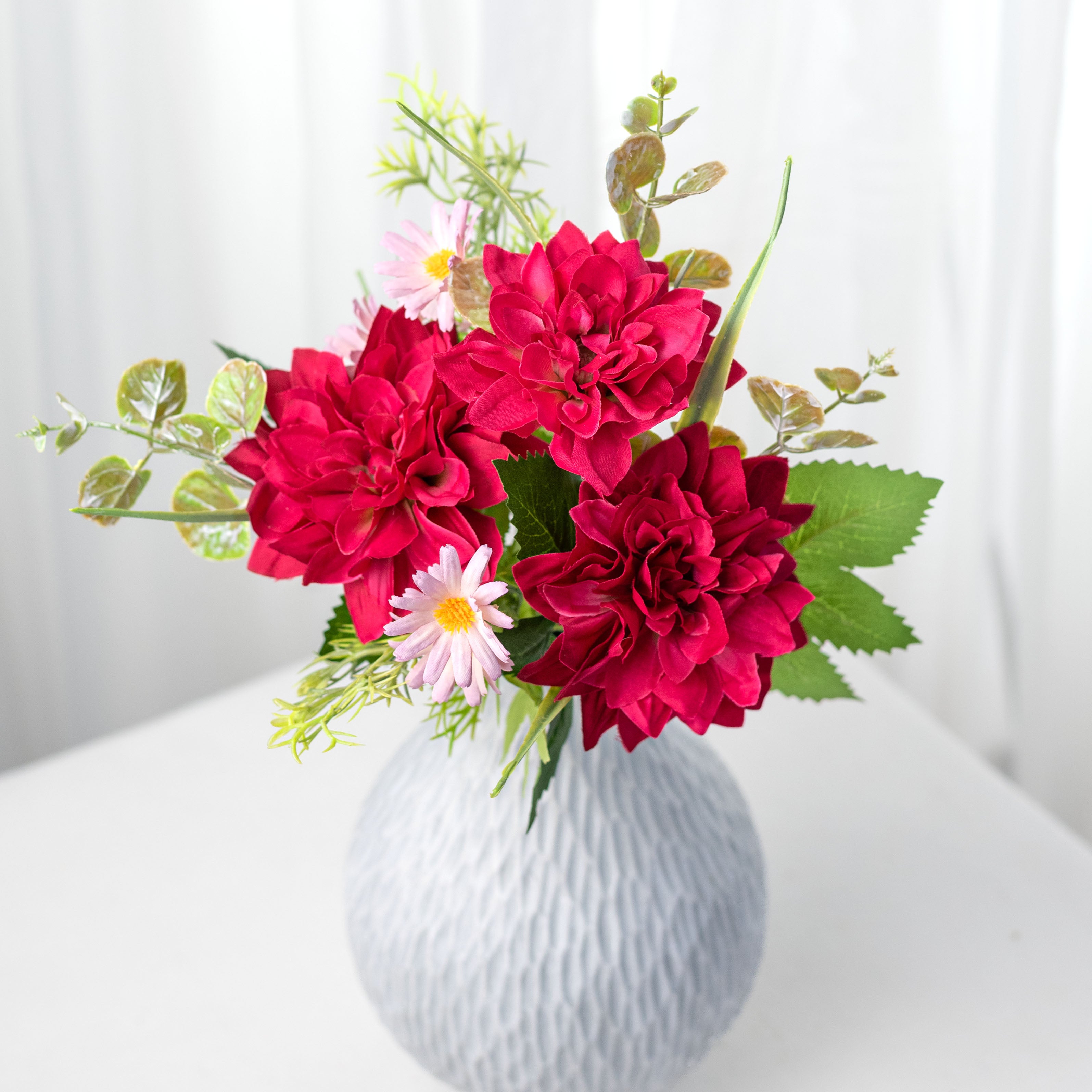 15" Mixed Dahlia Bush: Beauty Pink Item Number: 64030BT