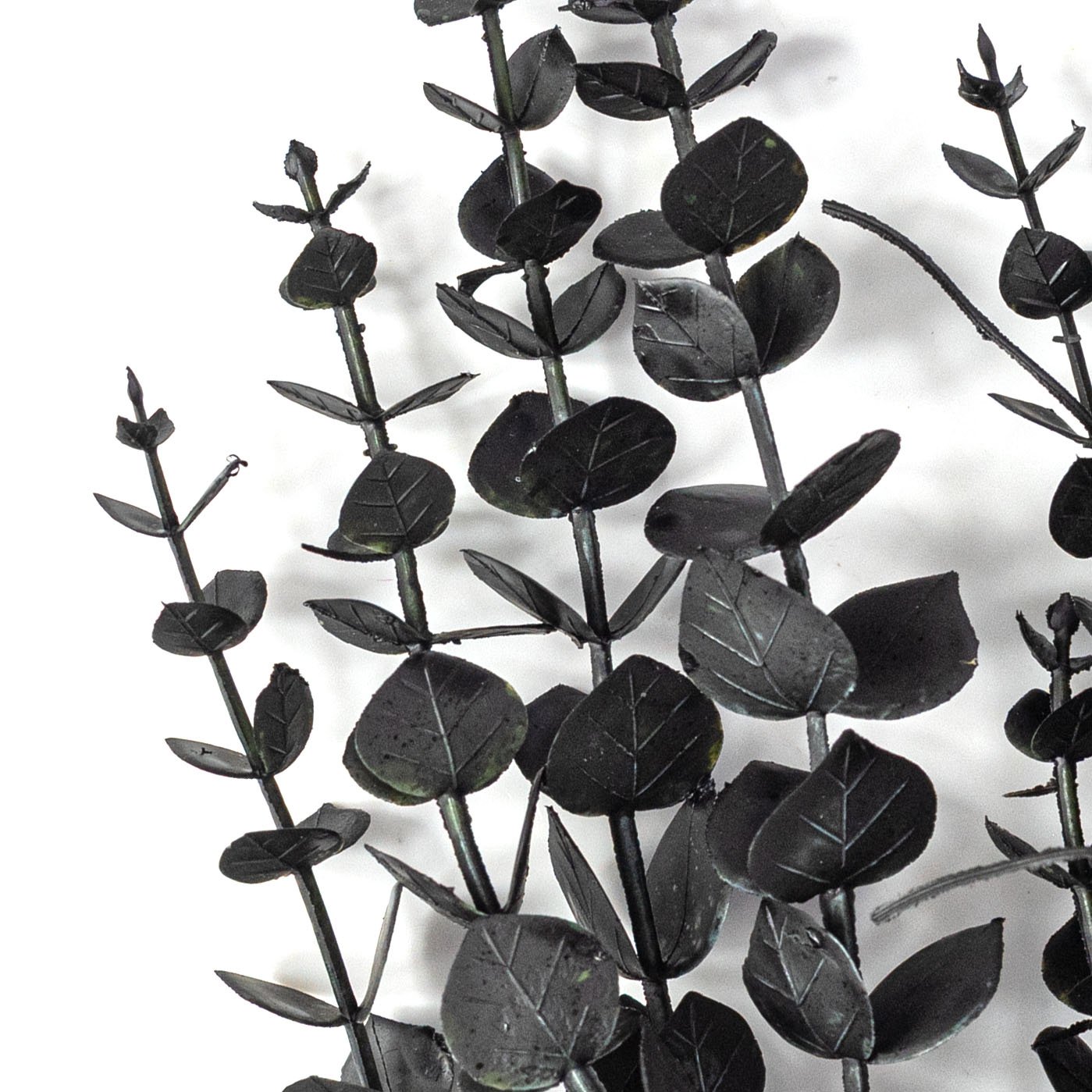 15" Plastic Eucalyptus Bush: Black Lifestyle Photo