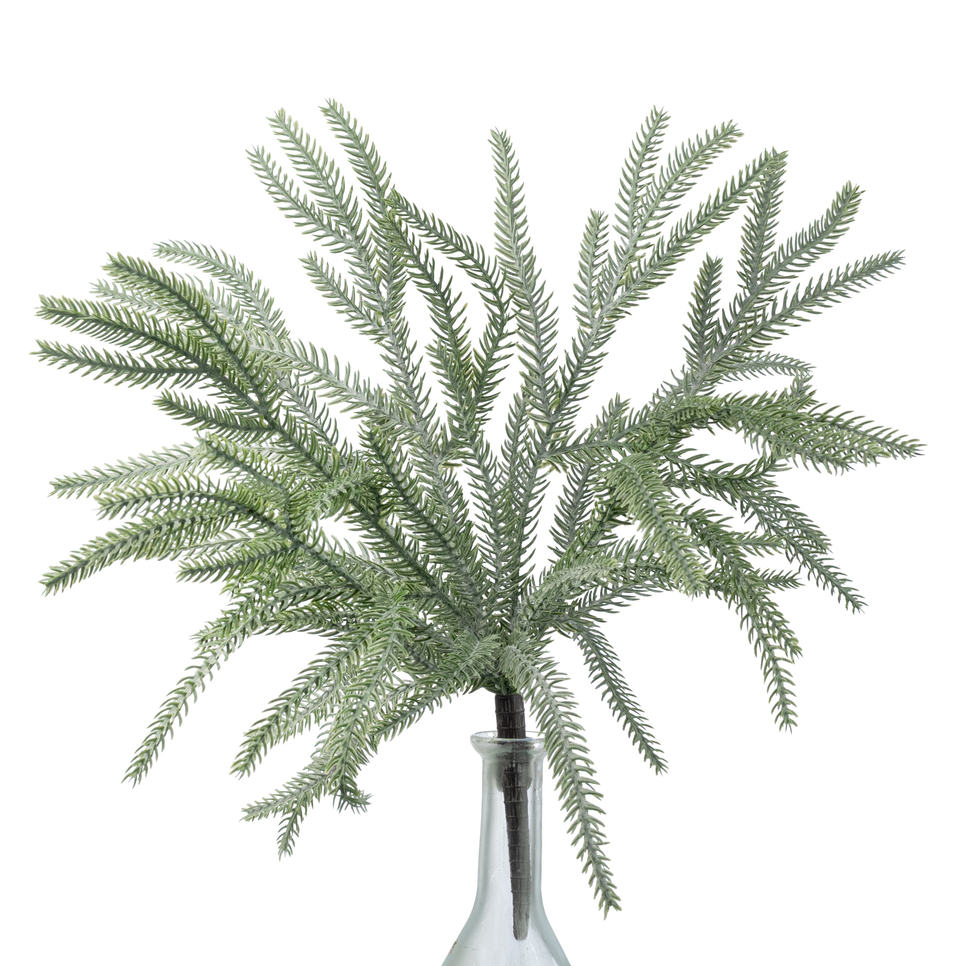15" Soft Touch Norfolk Pine Bush: Powdered Green Item Number: 512011