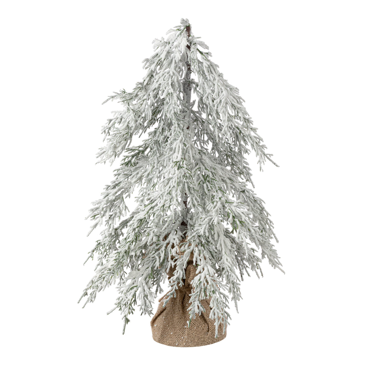 18" Artificial Flocked Cypress Tree Table Decor Item Number: 282949