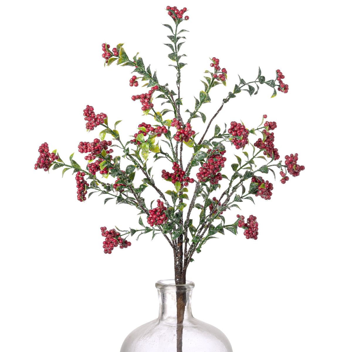 18" Iced Berries & Mini Leaf Pick Item Number: EC437424