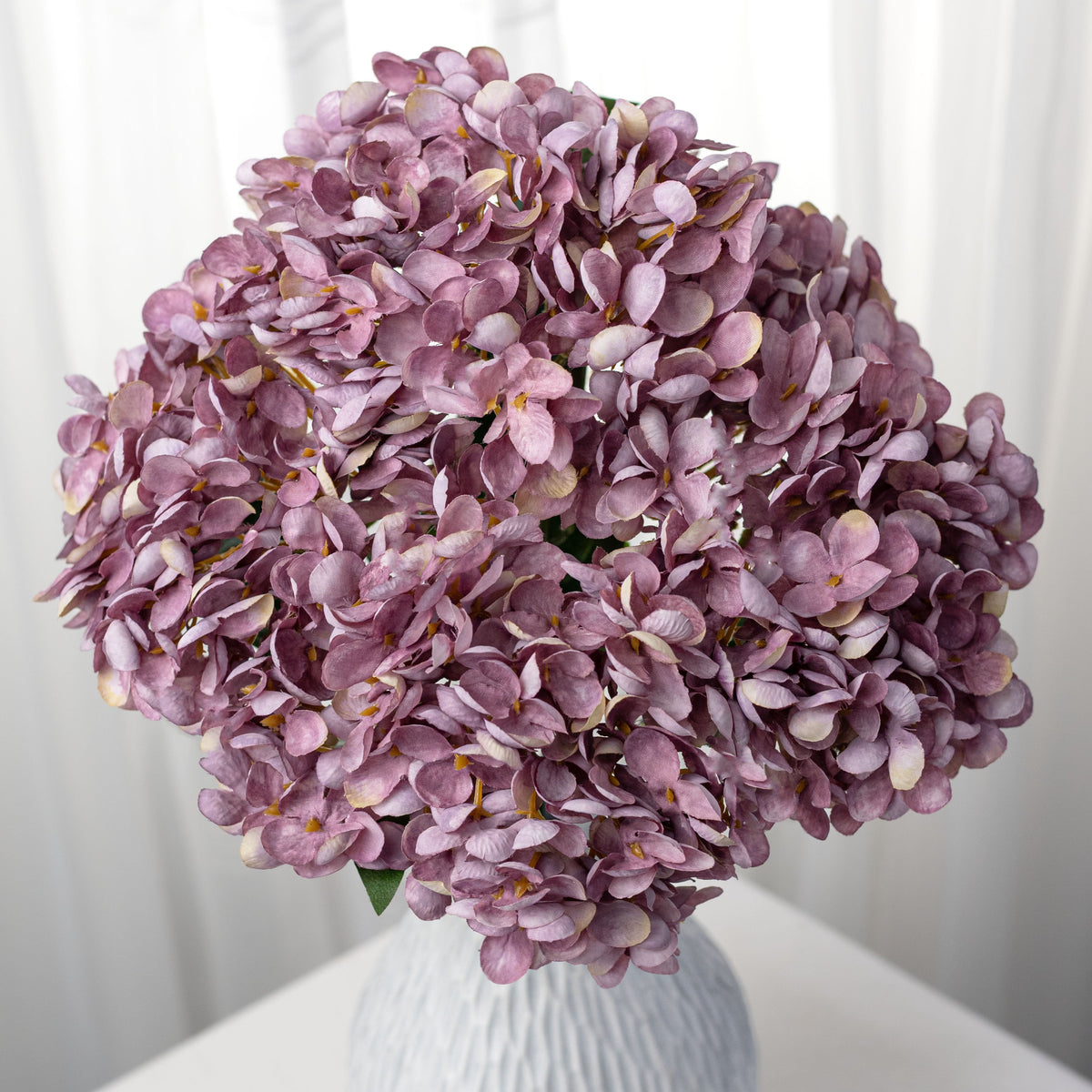 19" Hydrangea Bush: Mauve Purple (5 Stem) Item Number: 57328PU