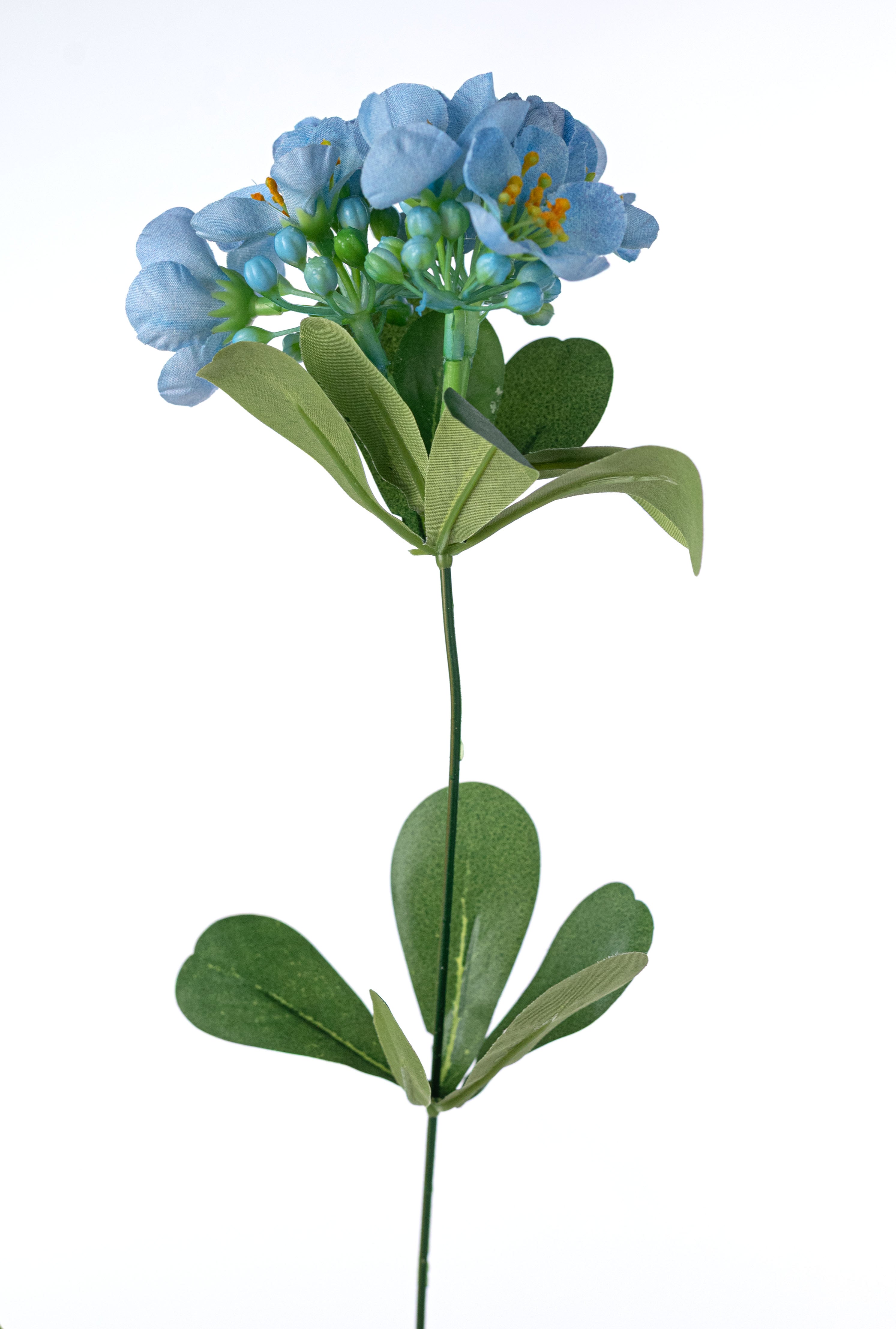 19" Jasmine Blossom Bush: Blue (12 Stem) detail photo 5