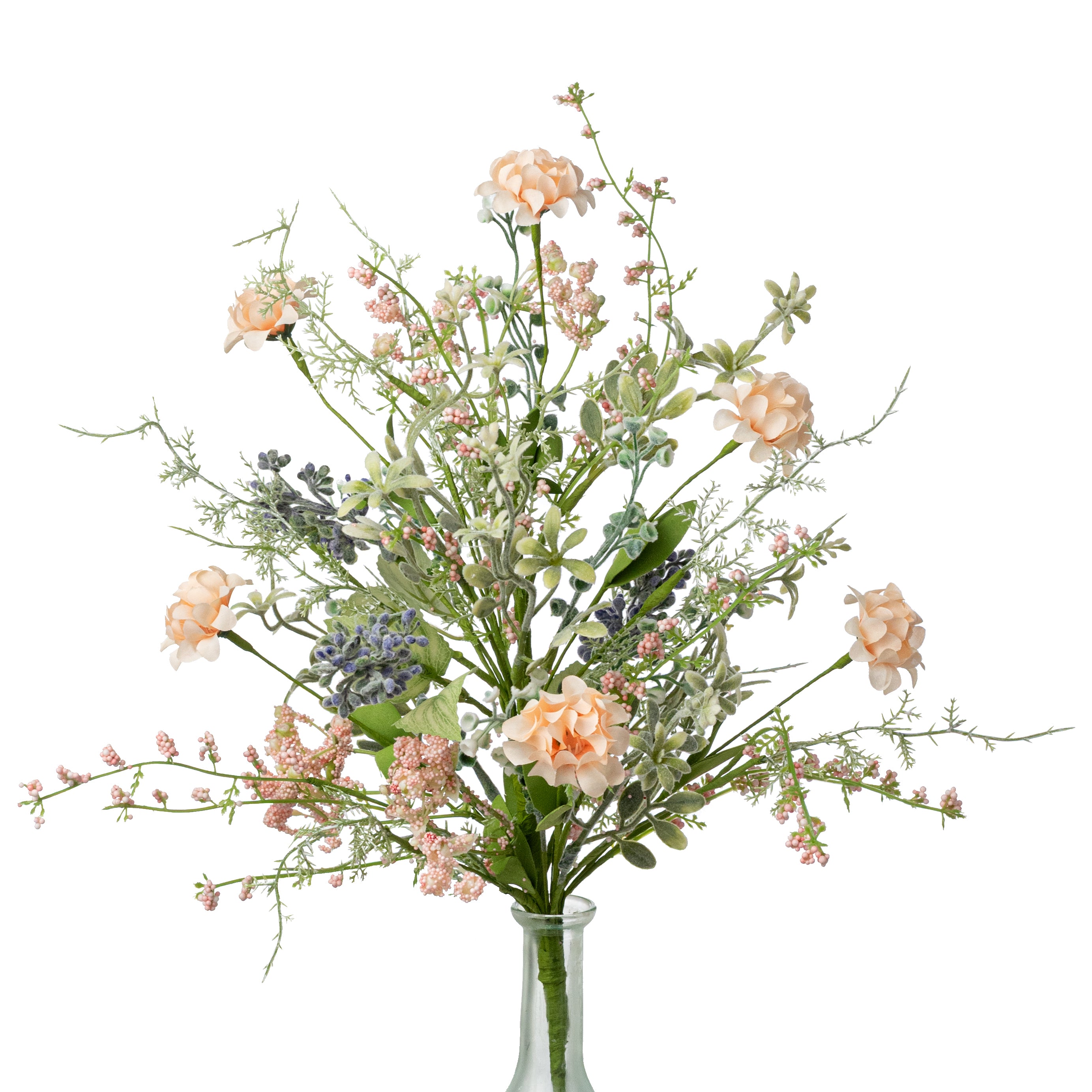 19" Mixed Dahlia Filler Flower Bush: Peach Item Number: 40432