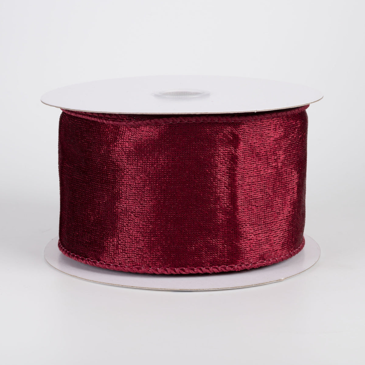 2.5" Lush Velvet Ribbon: Burgundy Red (10 Yards) Item Number: 72430-40-10