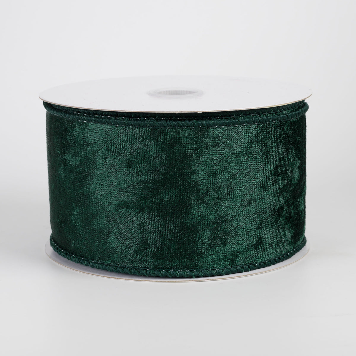 2.5" Lush Velvet Ribbon: Hunter Green (10 Yards) Item Number: 72430-40-07
