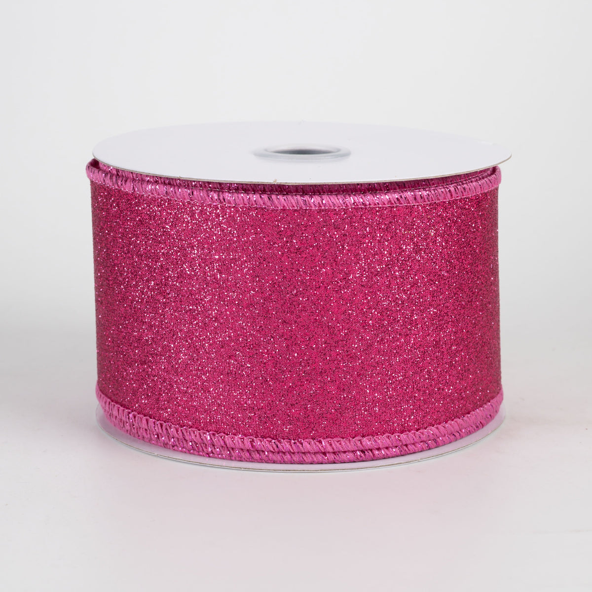 2.5" Shimmer Glitter Ribbon: Hot Pink (10 Yards) Item Number: RGC159711