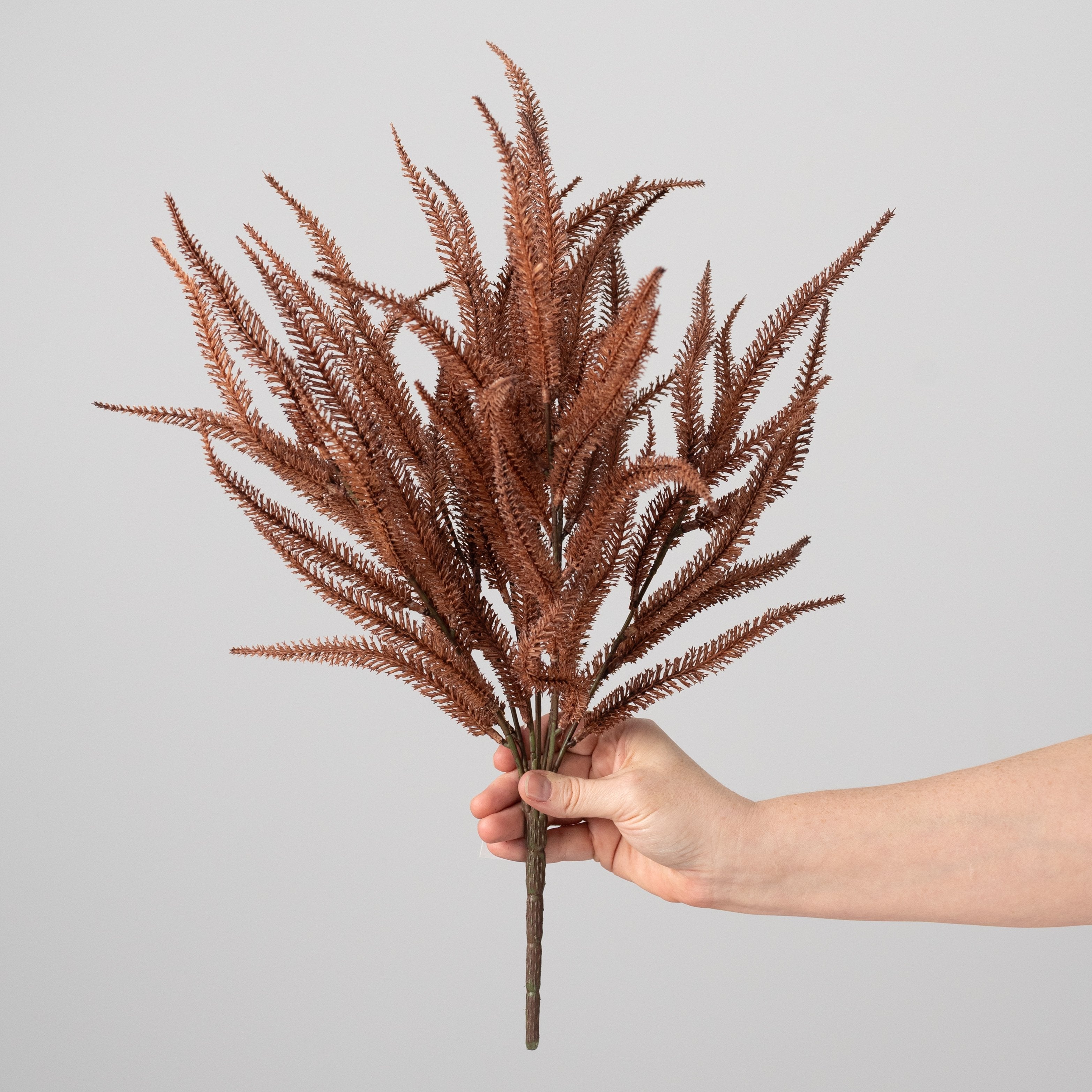 20" Lavender Spike Bush: Brown (7 Stem) detail photo 3