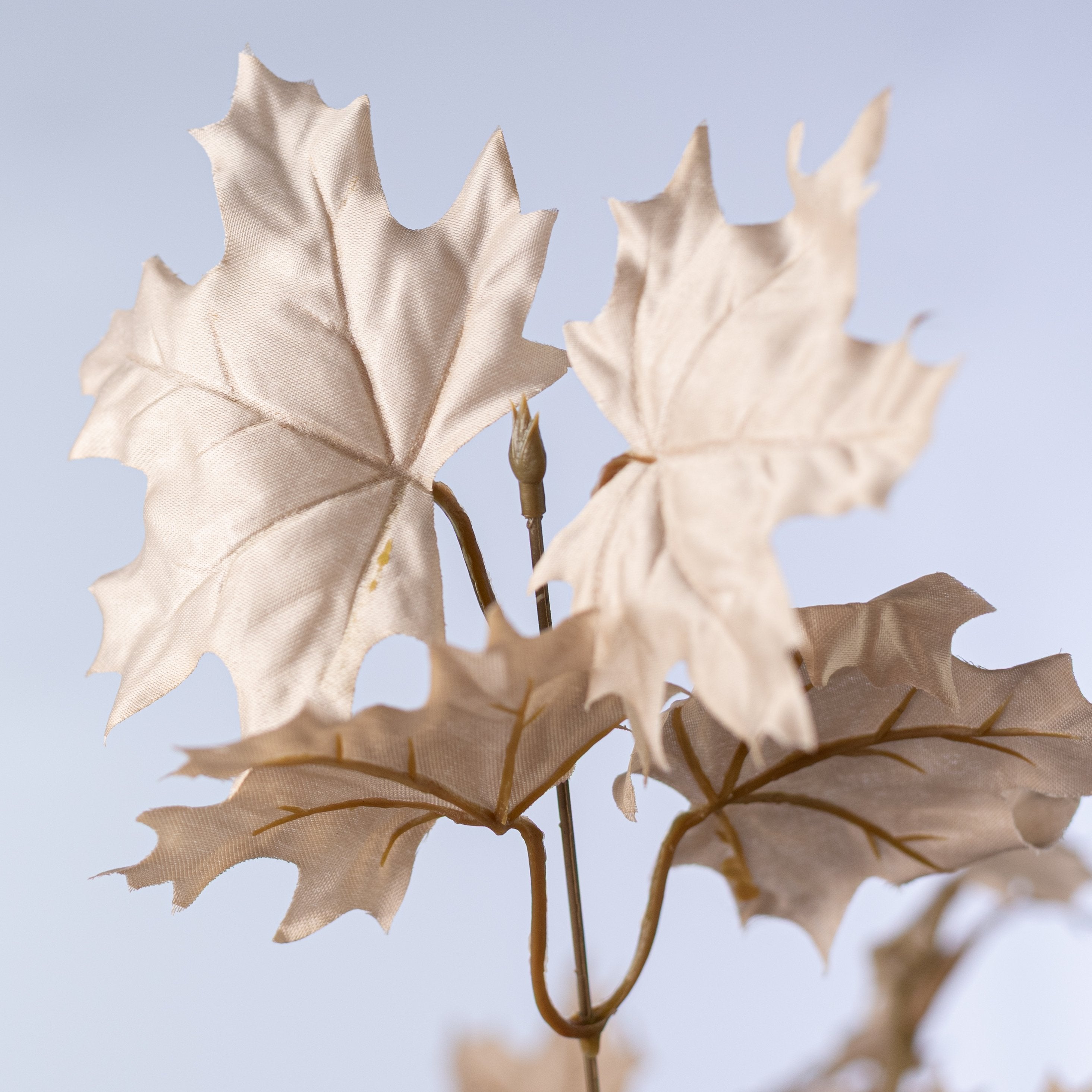 20" Maple Leaf Bush: Taupe (12 Stem) Lifestyle Photo