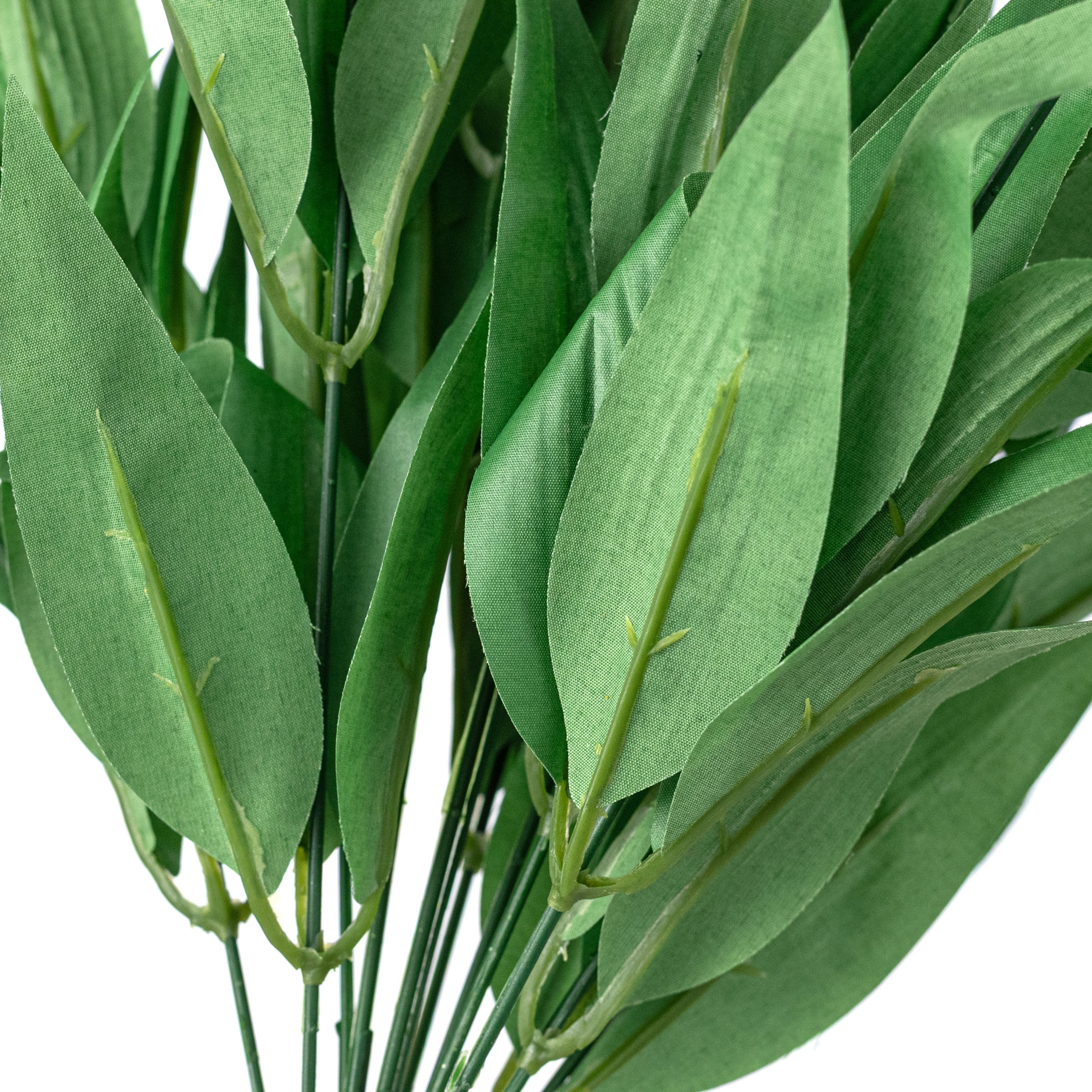 20" Plastic Lilly of the Valley Bush: Cream detail photo 4