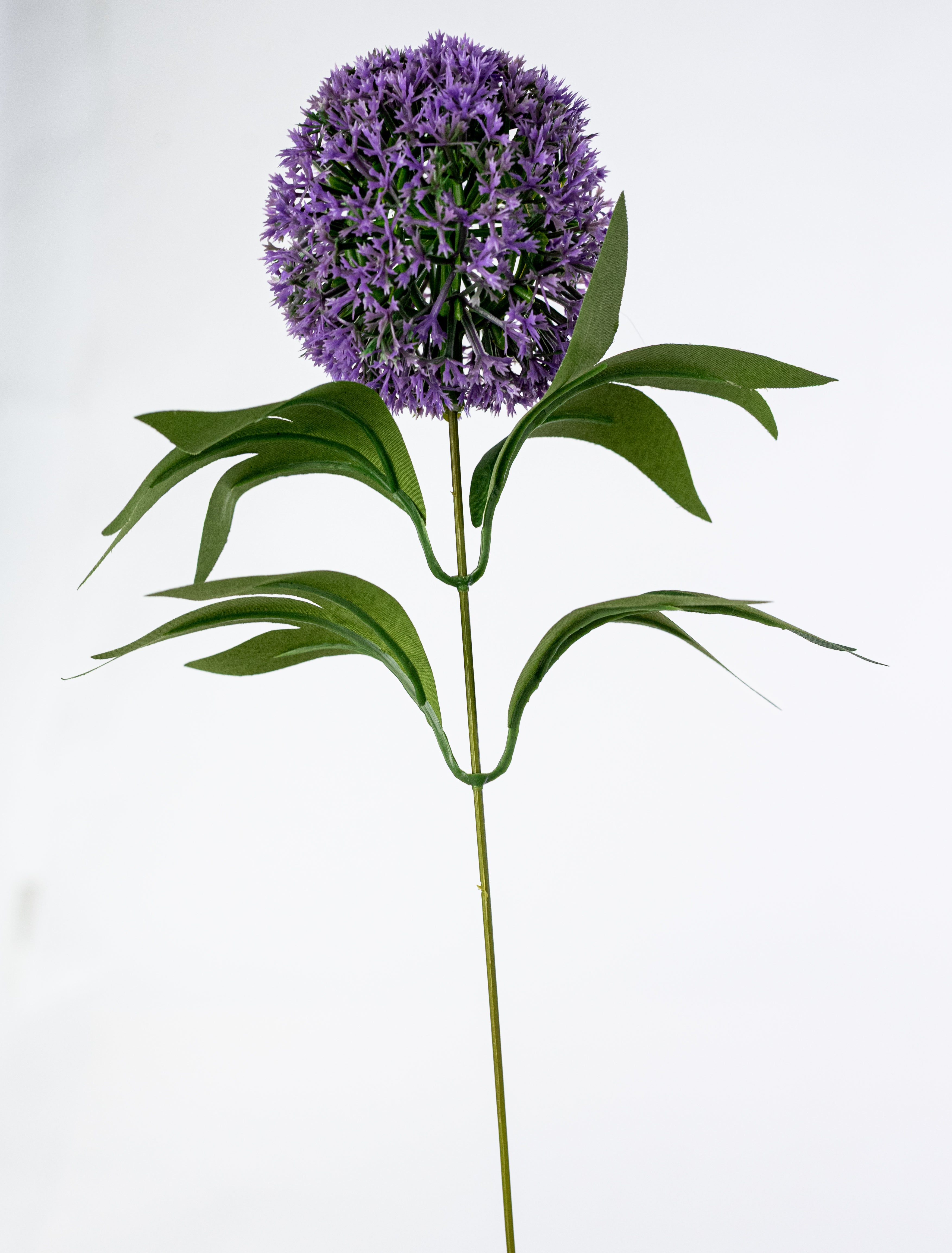 21" Ball Hydrangea & Fern Bush: Purple (12 Stem) detail photo 6