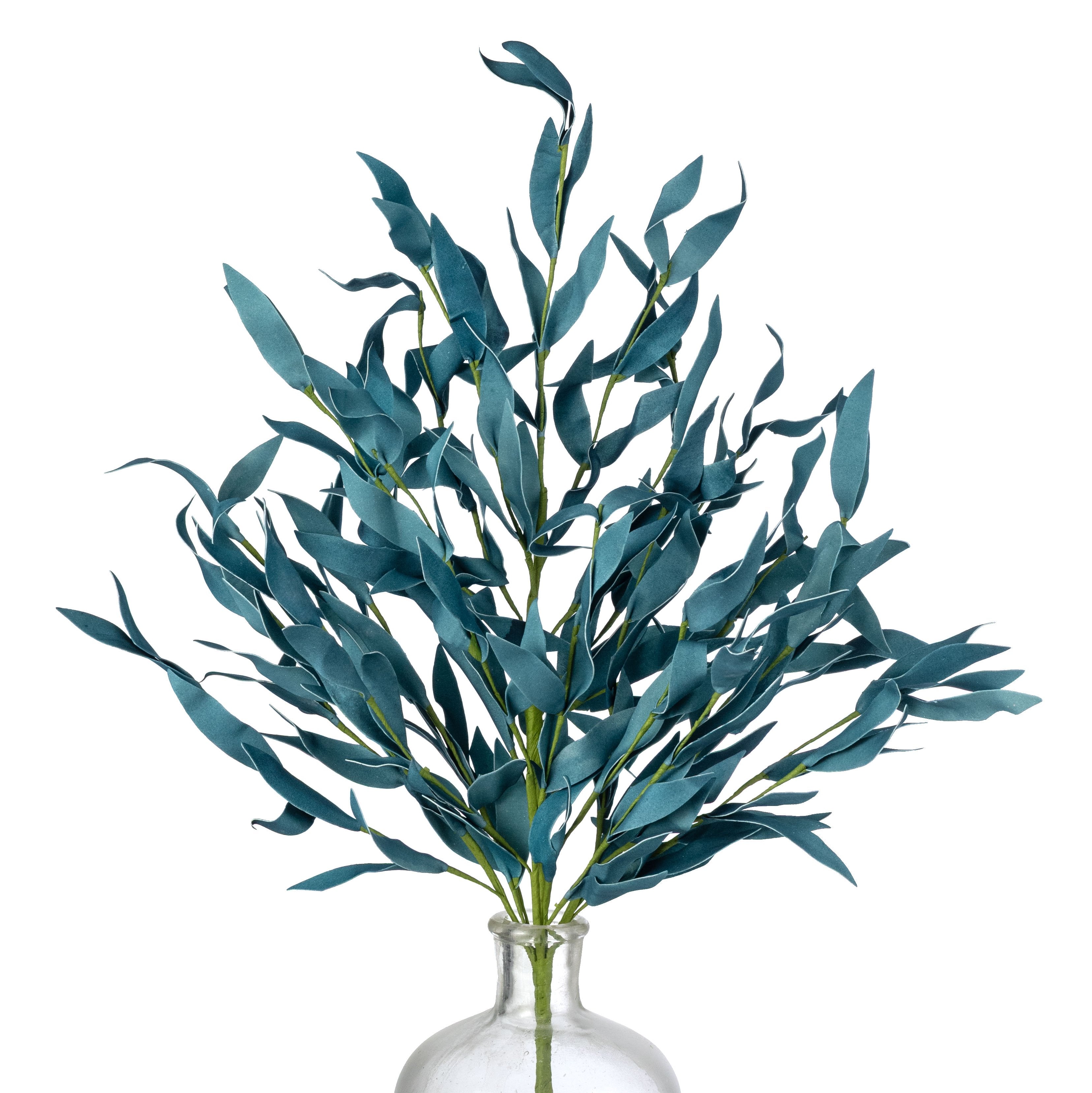 21" Foam Herb Leaves Bush: Sea Blue Item Number: 550235