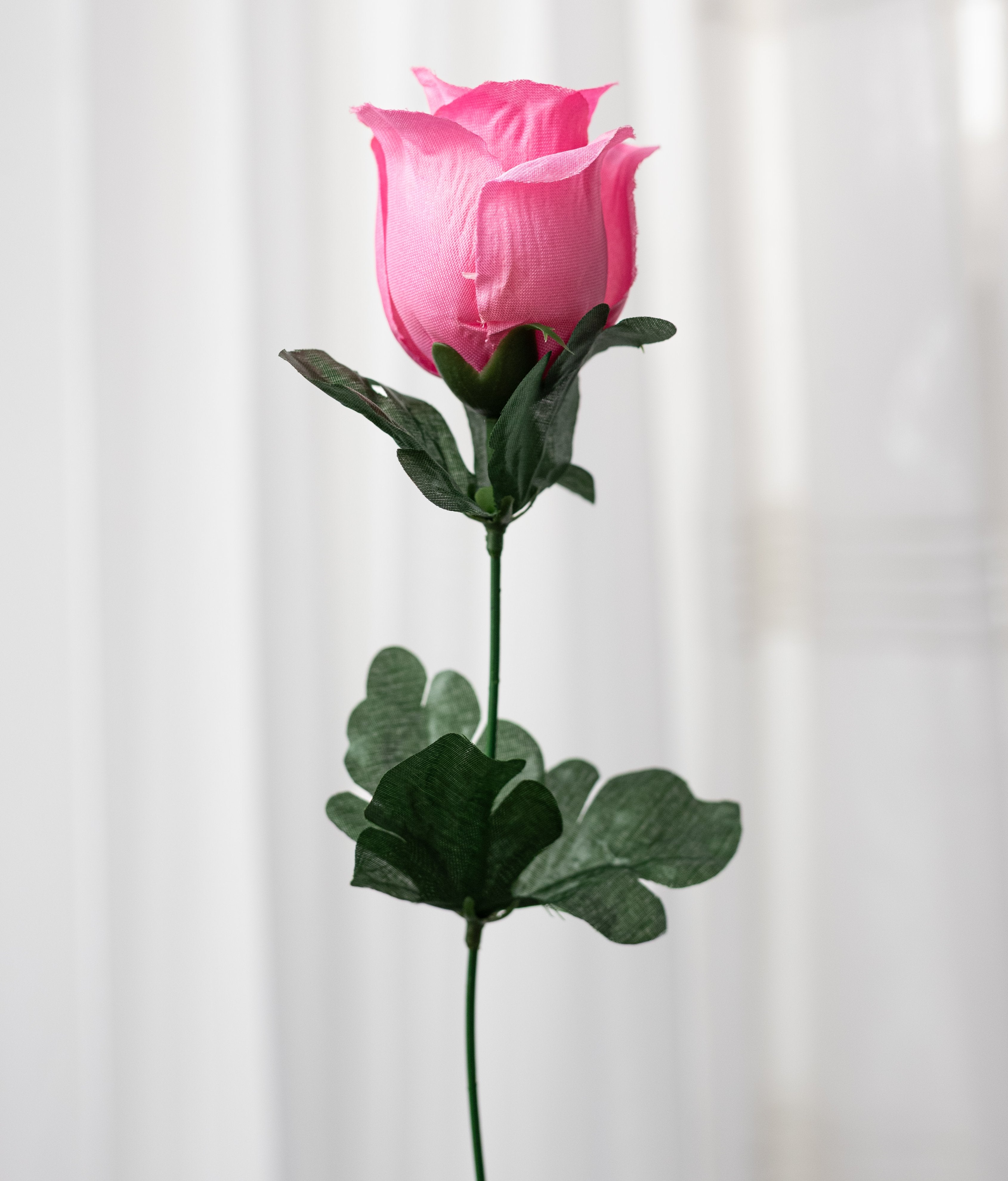 22" Peony Hydrangea Rose Bud Bush: Beauty & Pink (18 Stem) detail photo 5