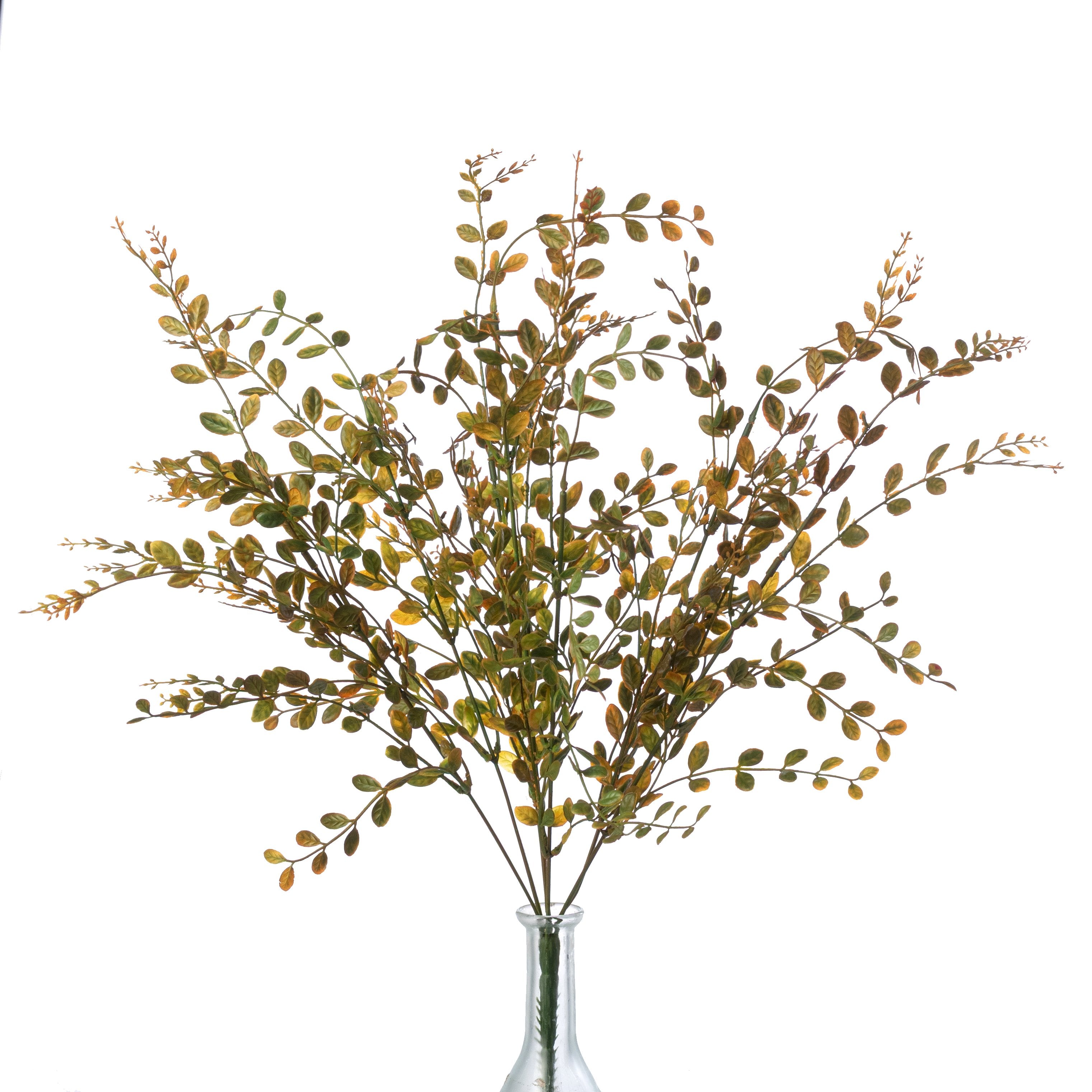 22" Plastic Boxwood Bush: Fall Mix Item Number: 13137FA