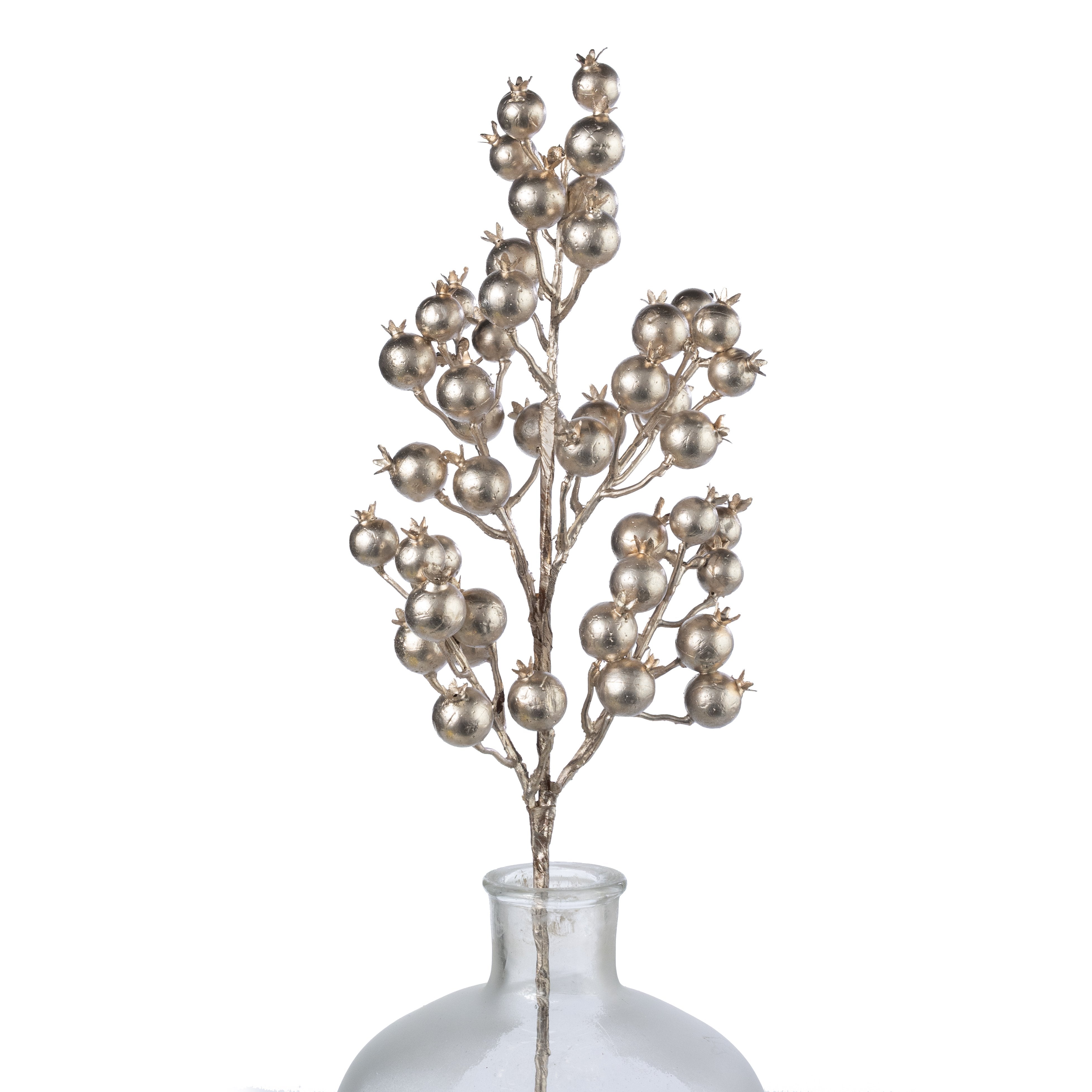 23" Metallic Berry Spray: Champagne Gold Item Number: 2827226CH