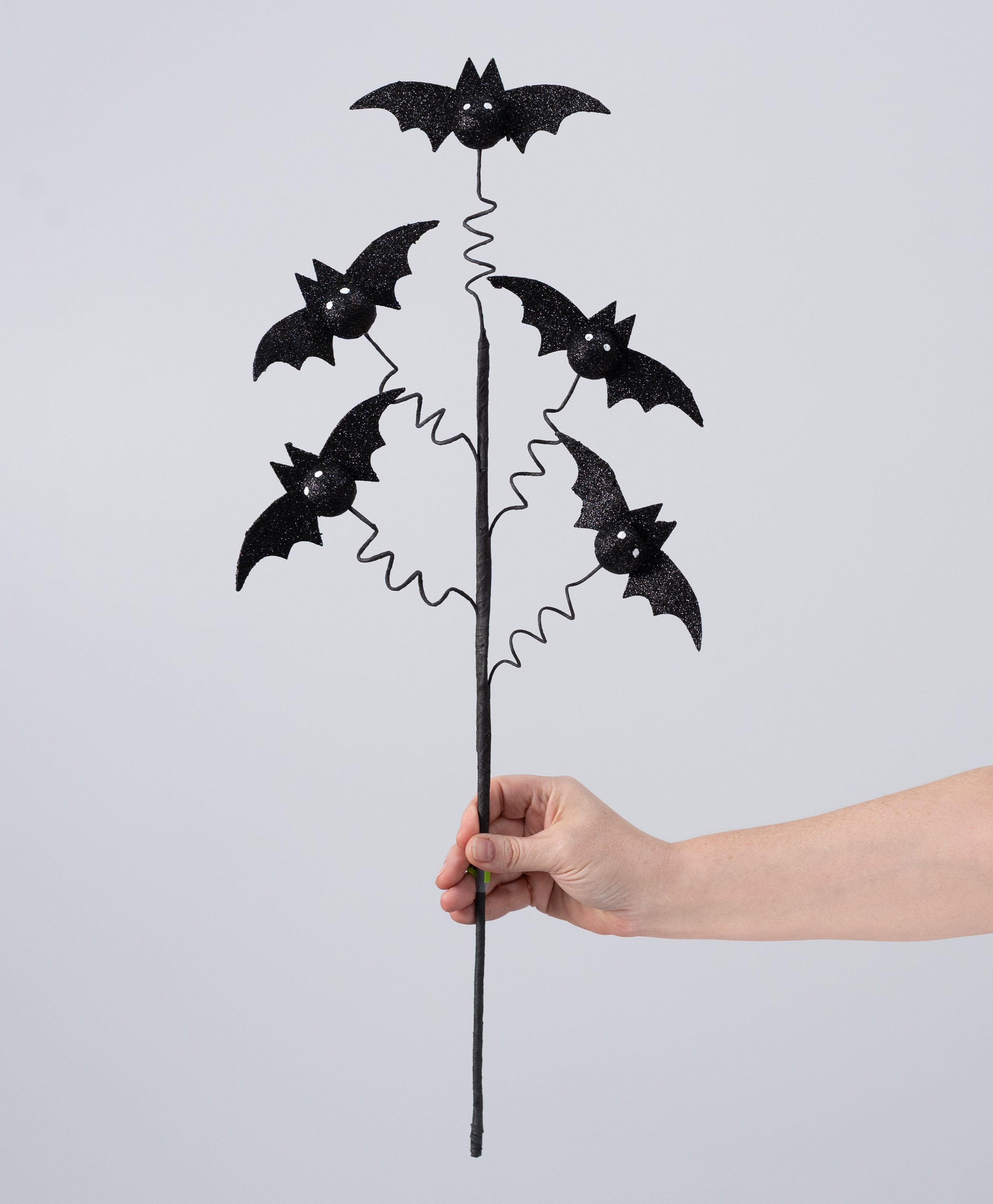 24" Glitter Bats Spray: Black detail photo 3