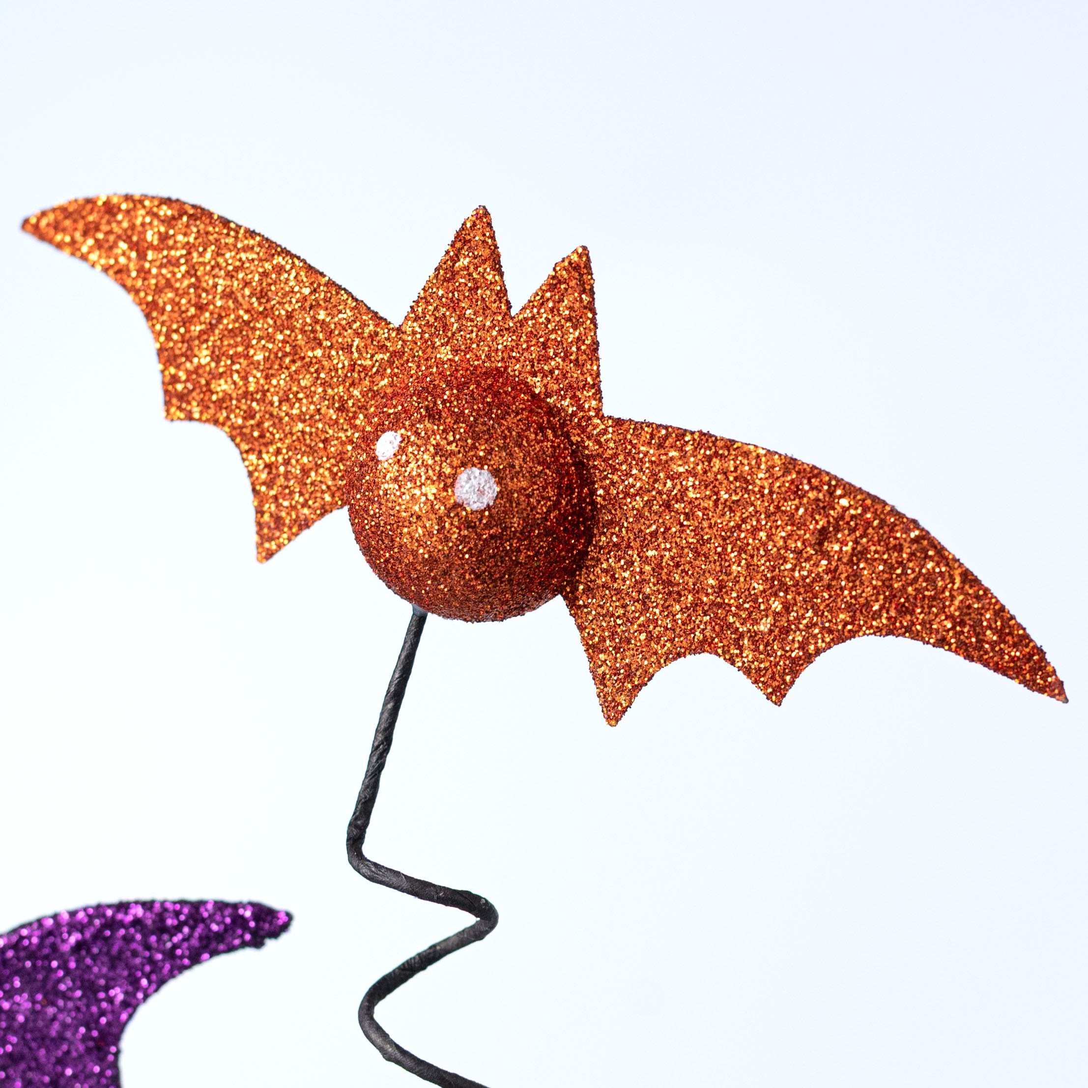 24" Glitter Bats Spray: Bright Halloween Lifestyle Photo