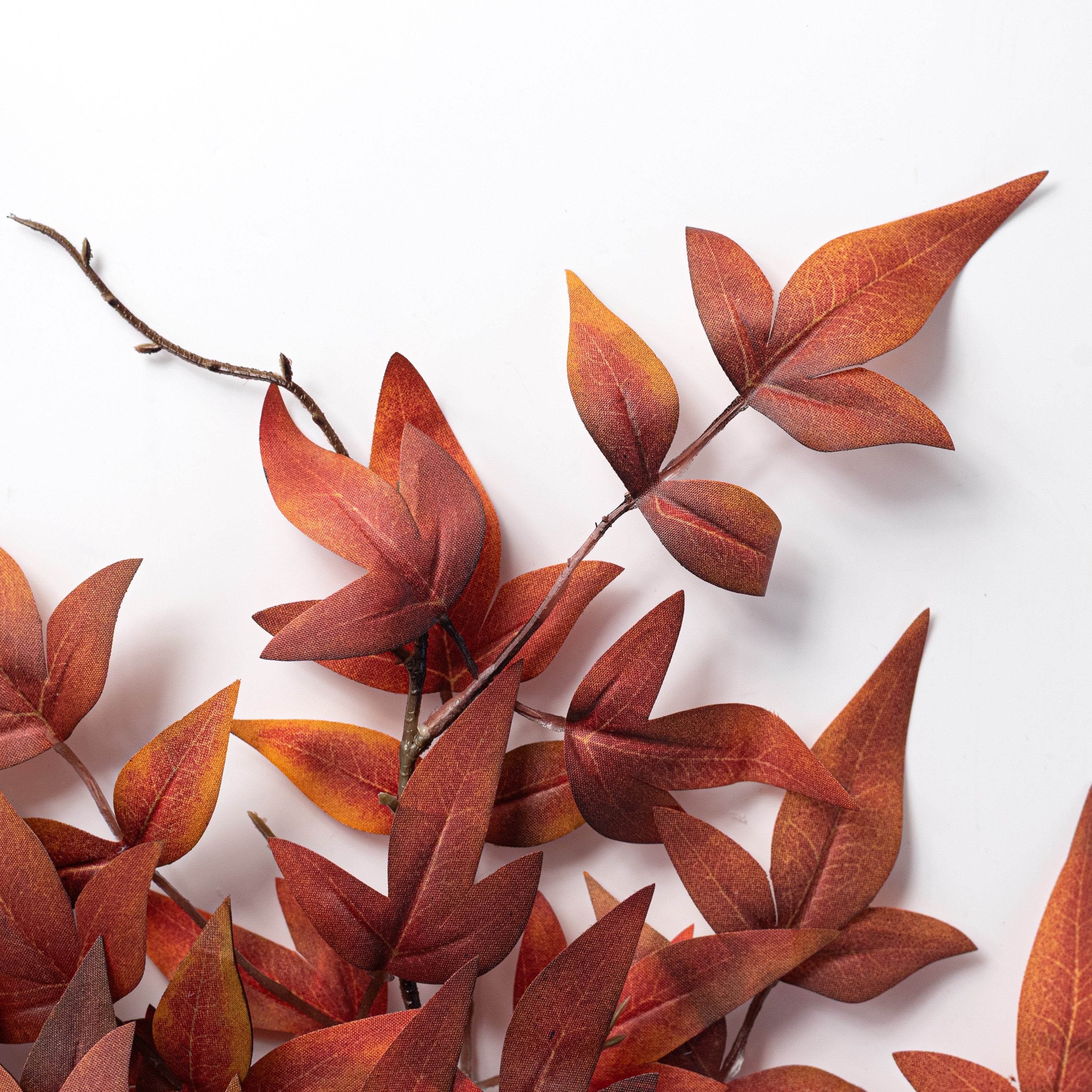 24" Japanese Maple Leaves Spray: Burgundy Orange Lifestyle Photo