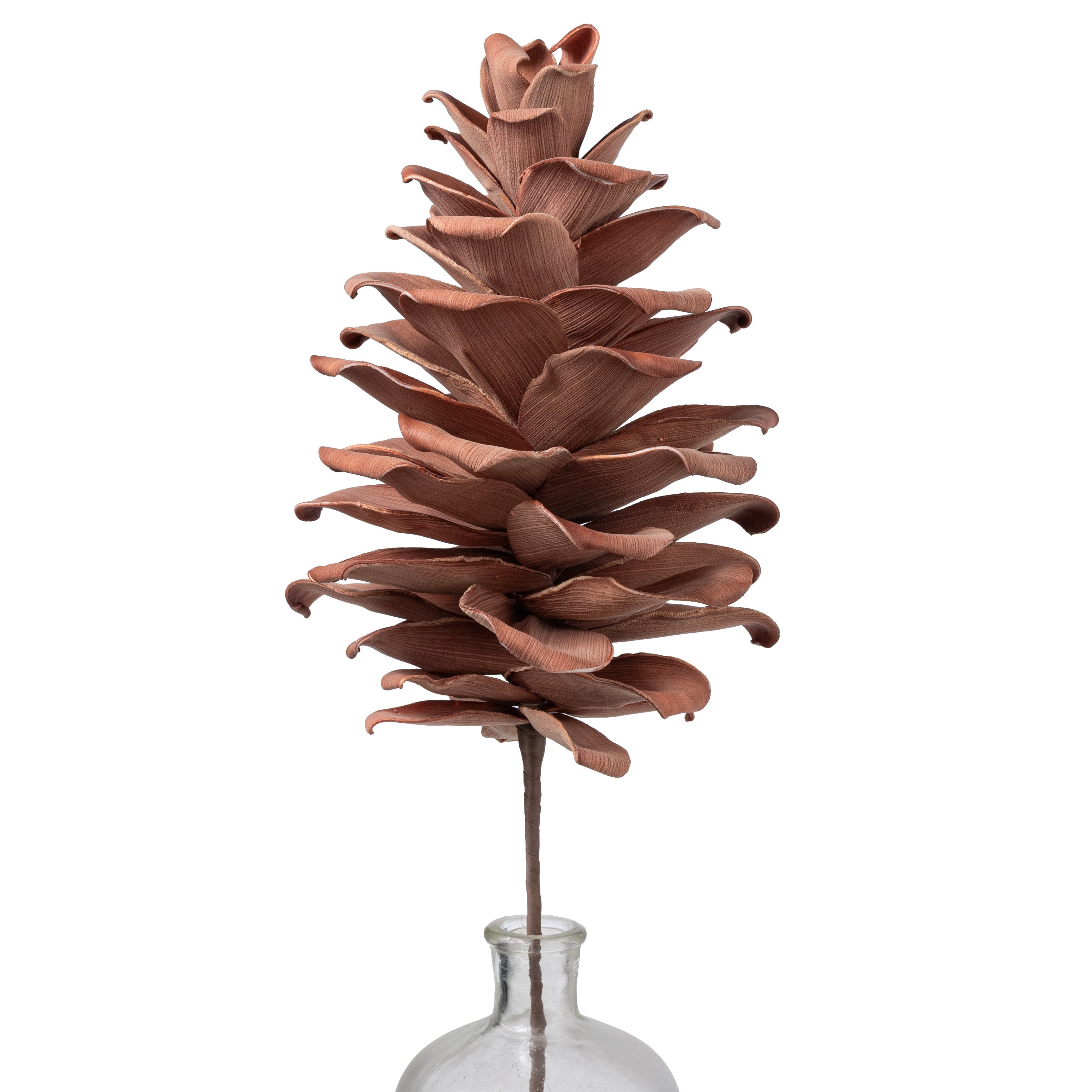 24" Jumbo Foam Pinecone Pick: Mocha Brown Item Number: XD329171