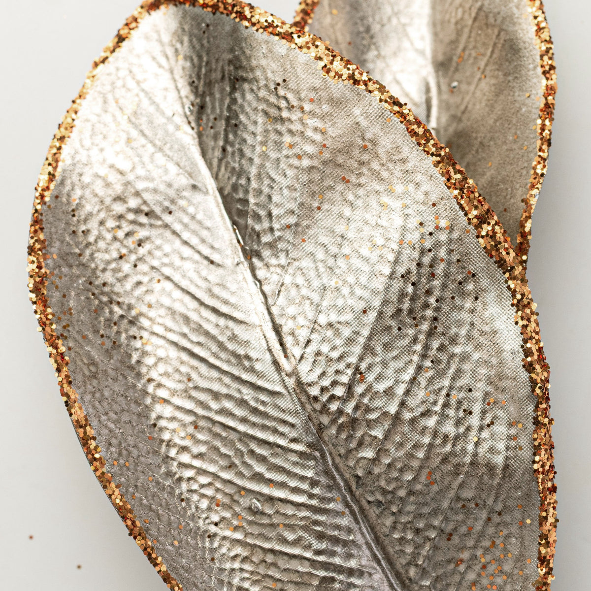 24" Metallic Magnolia Leaves Spray: Champagne & Copper Lifestyle Photo