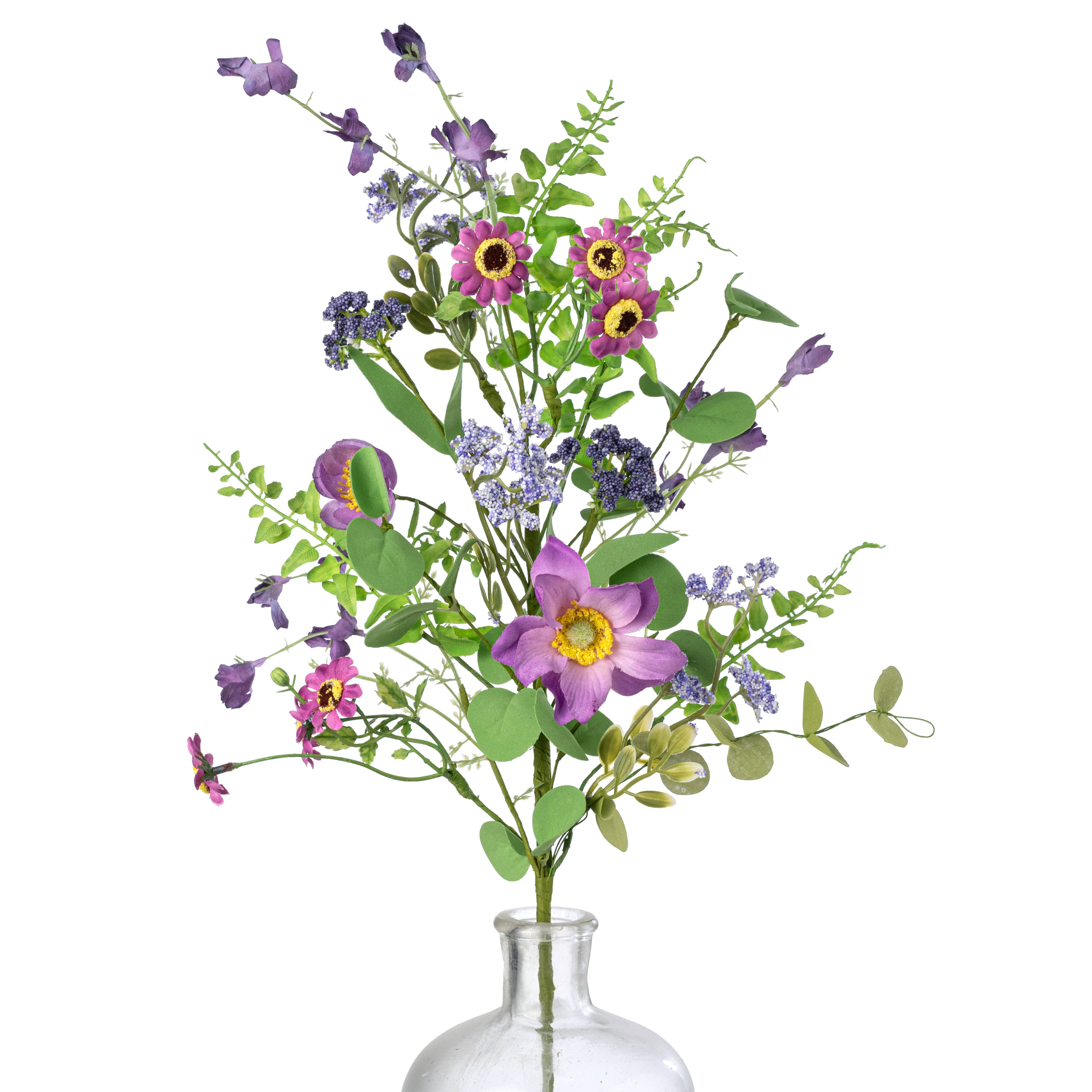 24" Mixed Wildflowers Spray: Lavender & Purple Item Number: 274866