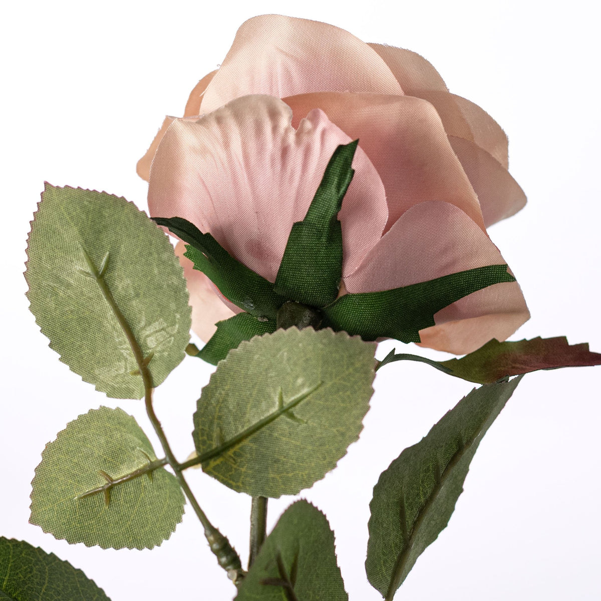 25" Single Rose Stem Spray: Mauve Pink detail photo 4