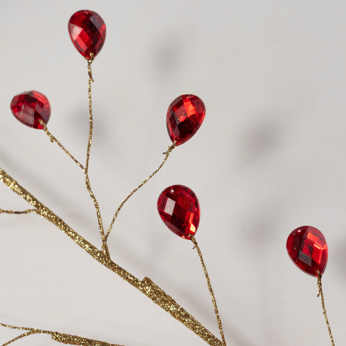 26" Teardrop Gem Jewel Spray: Red Lifestyle Photo
