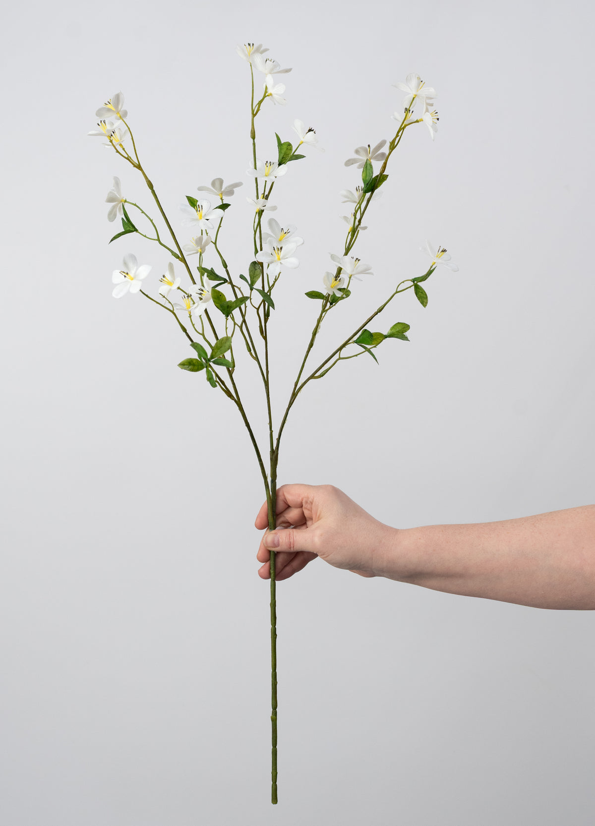 27" Dogwood Blossoms Spray: White detail photo 3