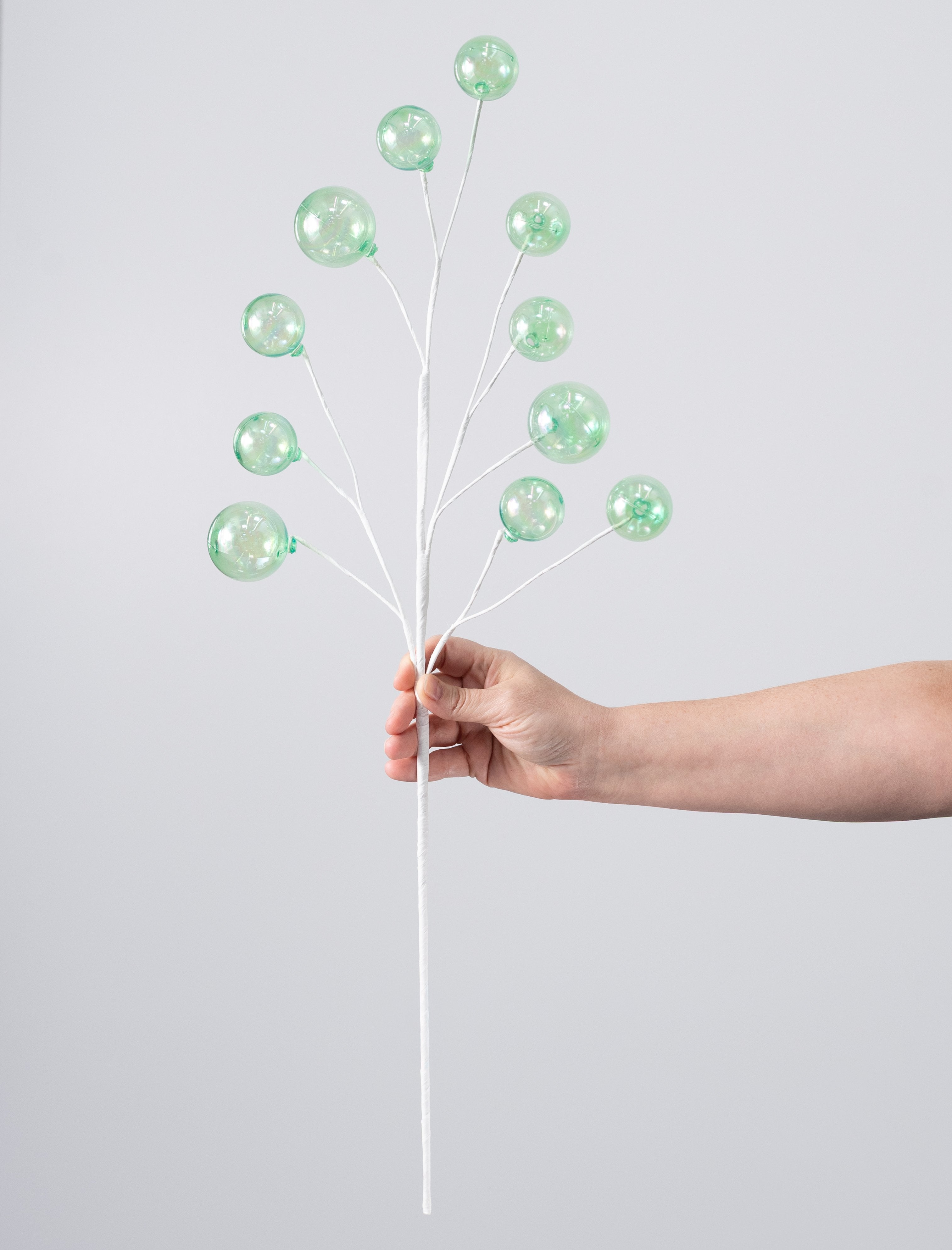 28" Bubble Ball Spray: Iridescent Green detail photo 3