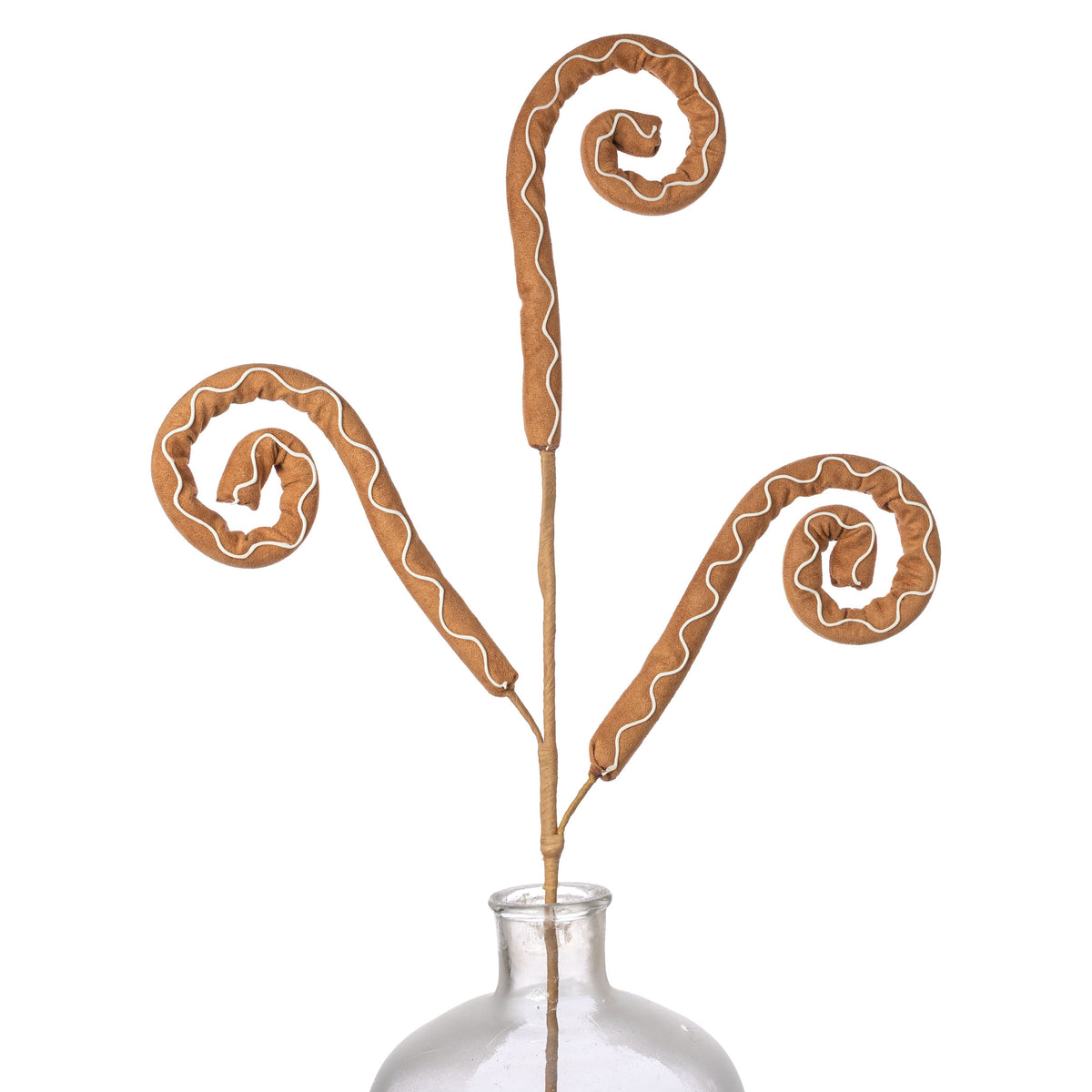 28" Icing Gingerbread Spiral Curly Spray Item Number: 86754BNWT